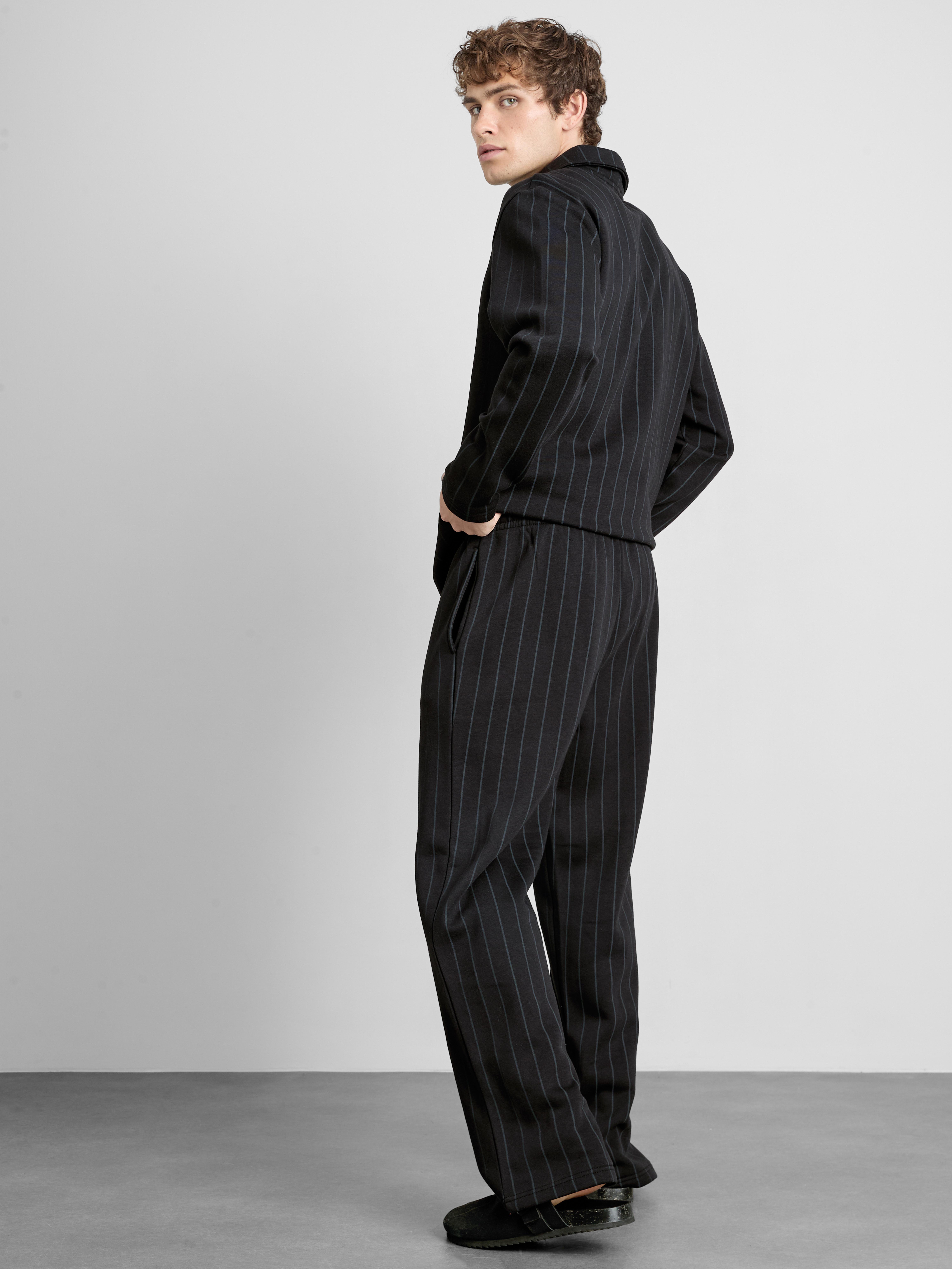 The Edit Striped Pajama Bottoms
