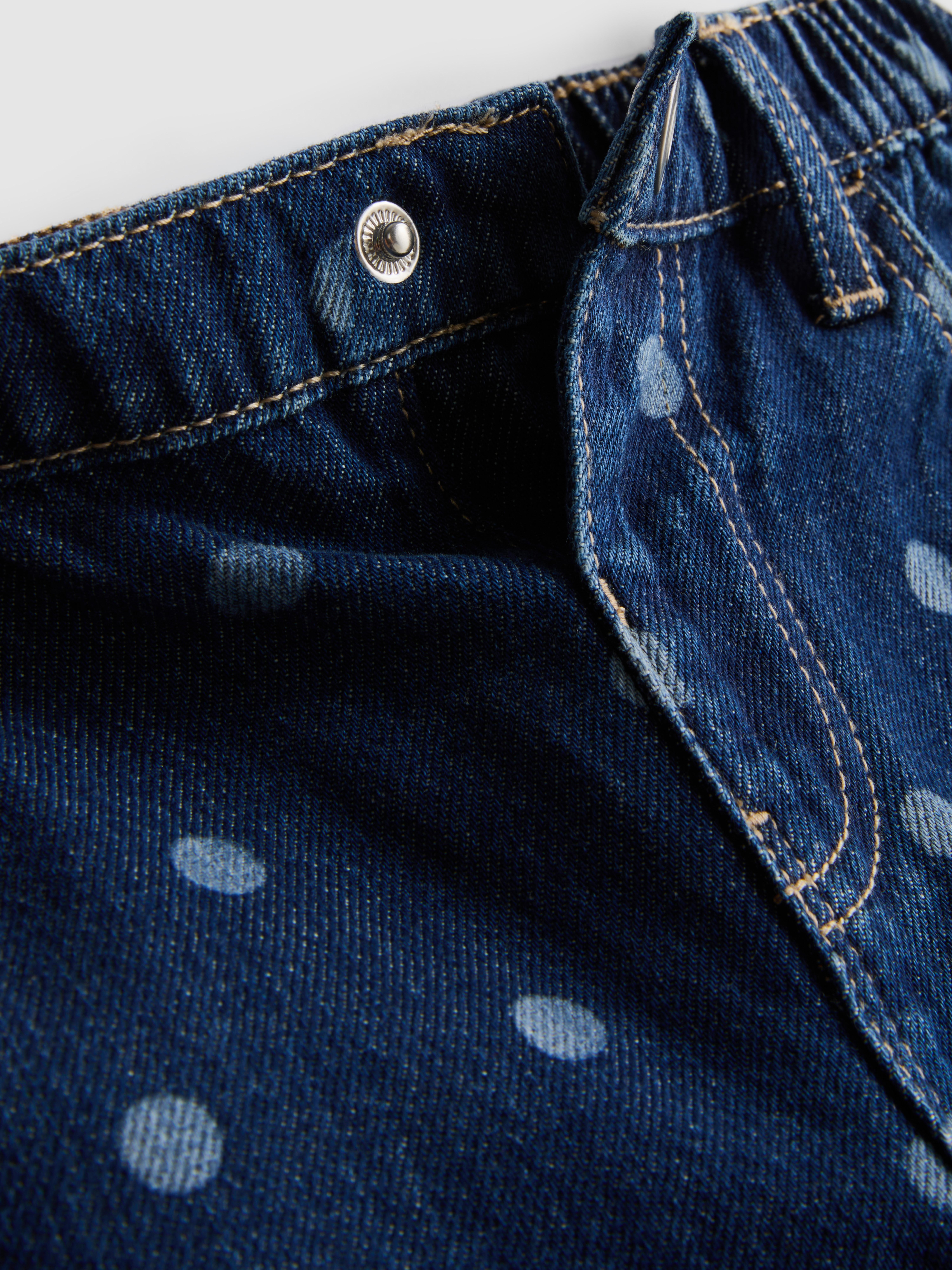 1-9yrs | Polka Dot Balloon Leg Jeans