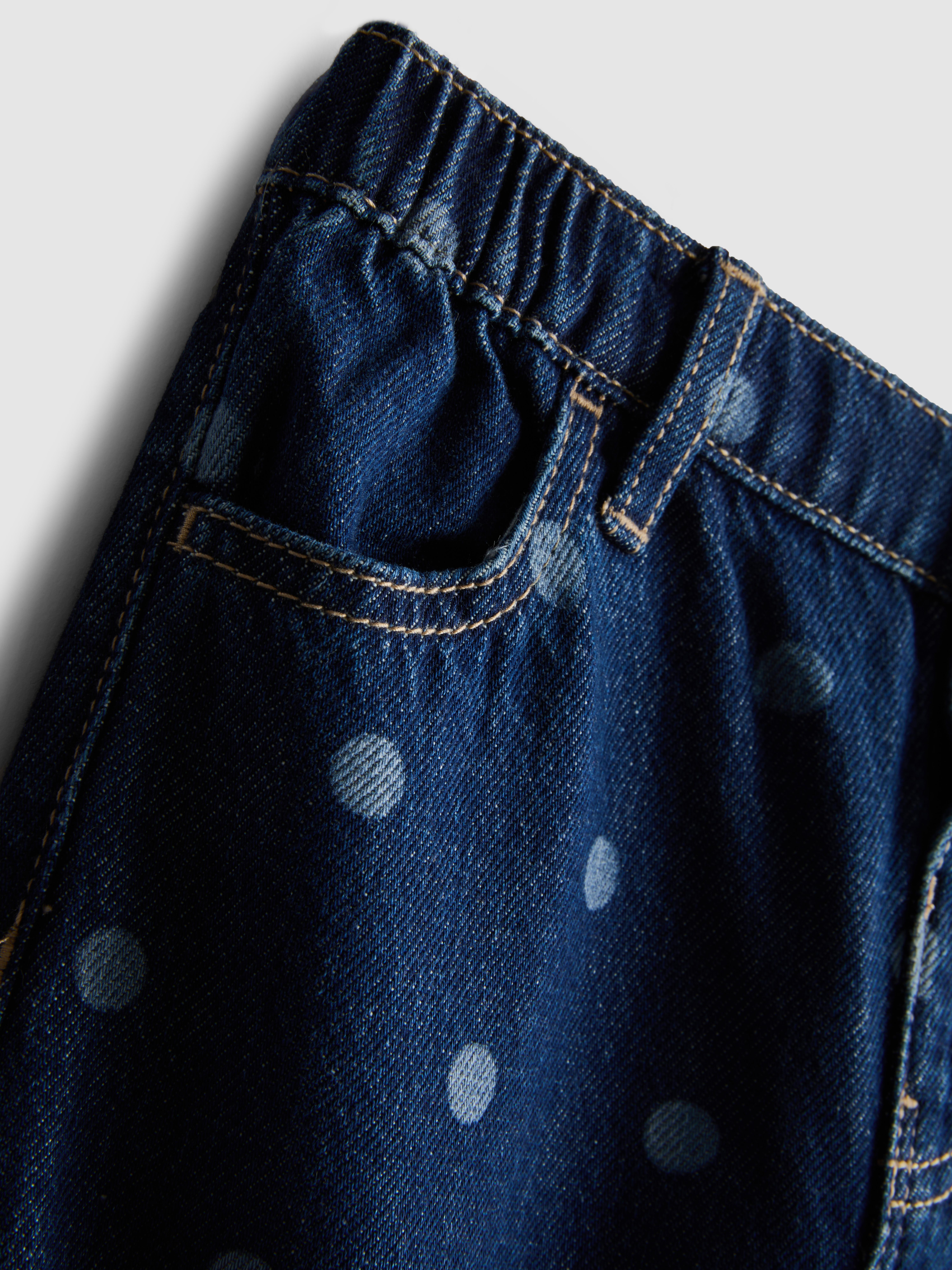 1-9yrs | Polka Dot Balloon Leg Jeans