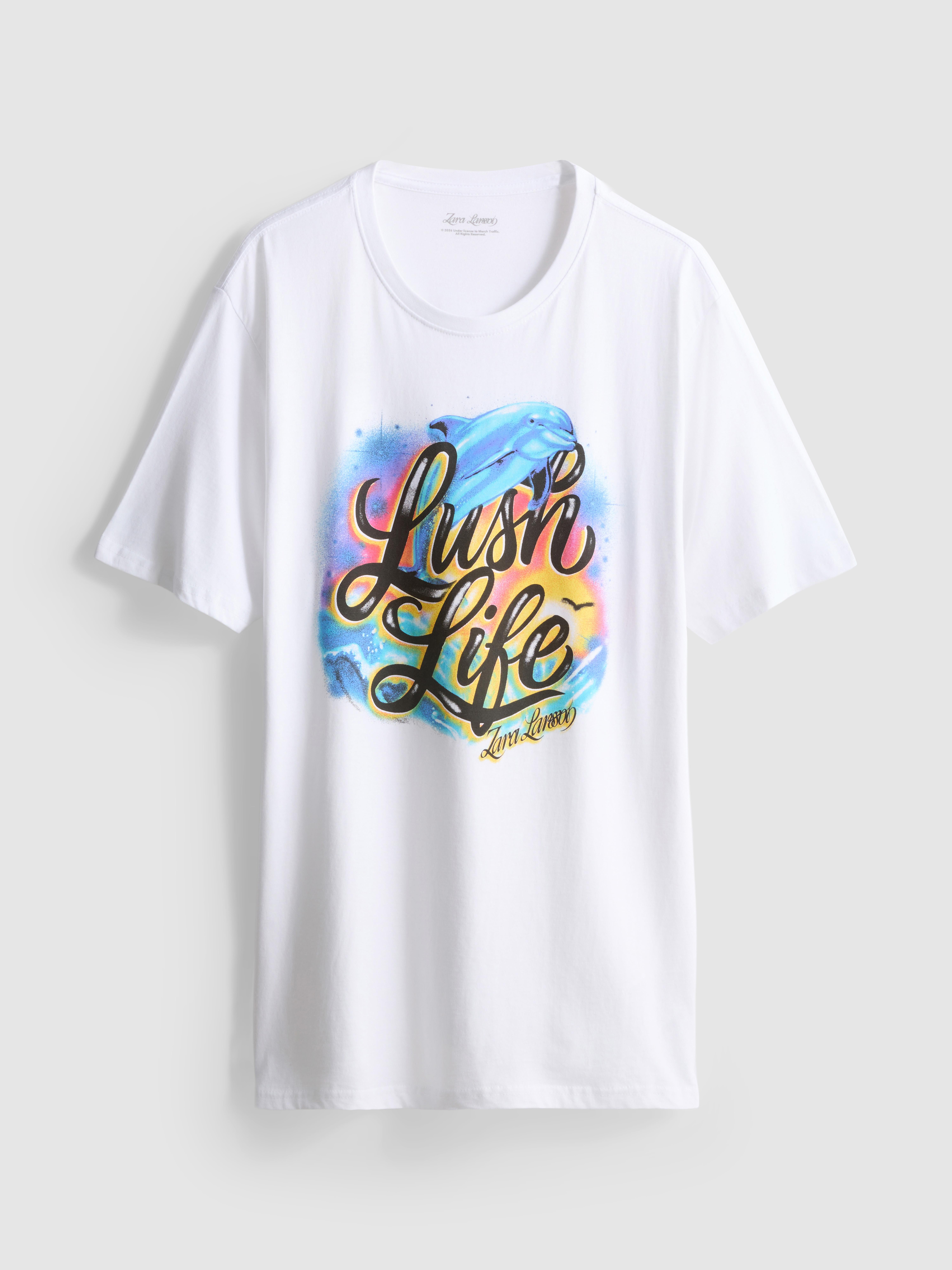 Zara Larsson Lush Life Oversized Tee