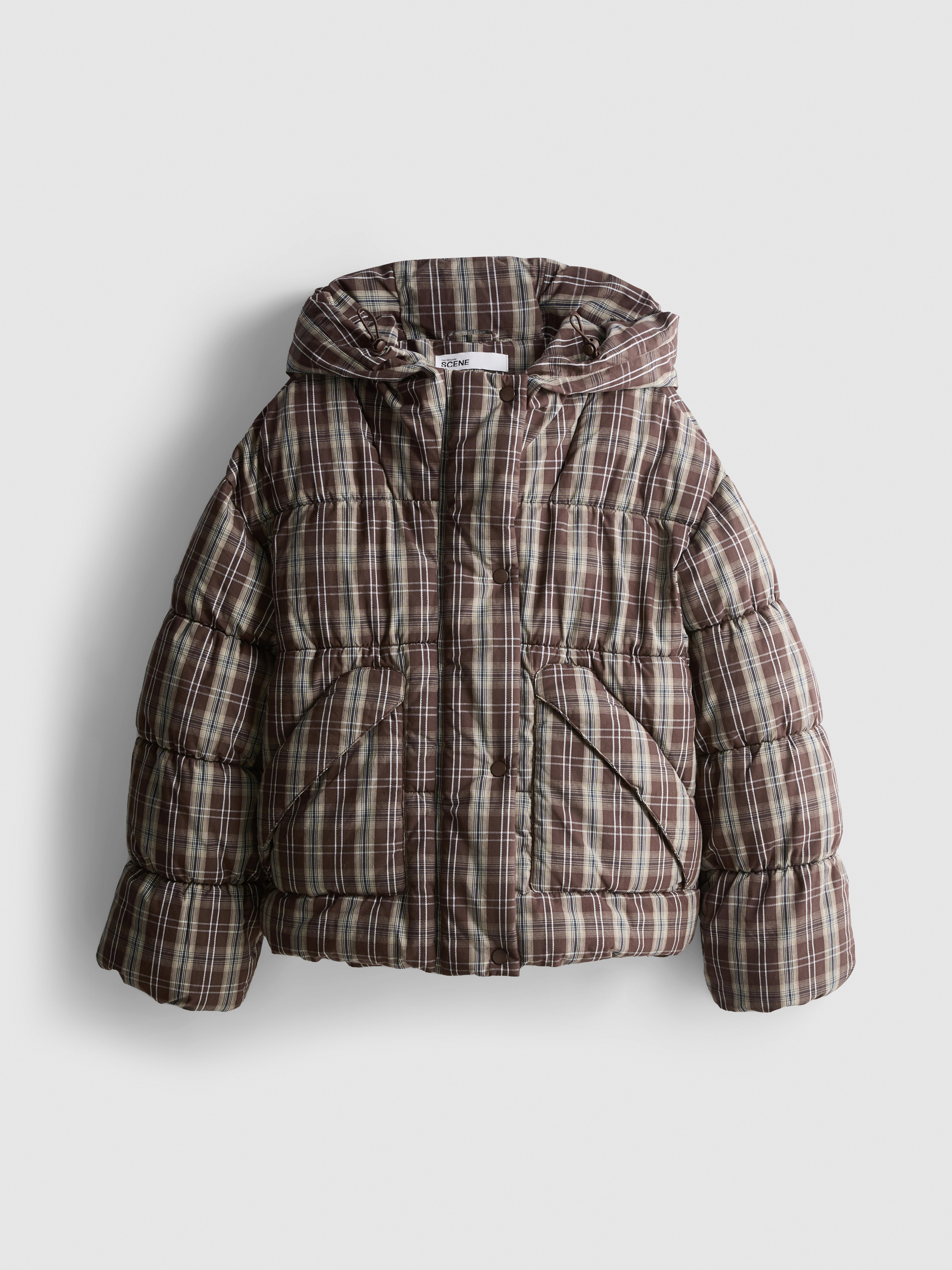 The Primark Scene | Check Hooded Puffer Jacket