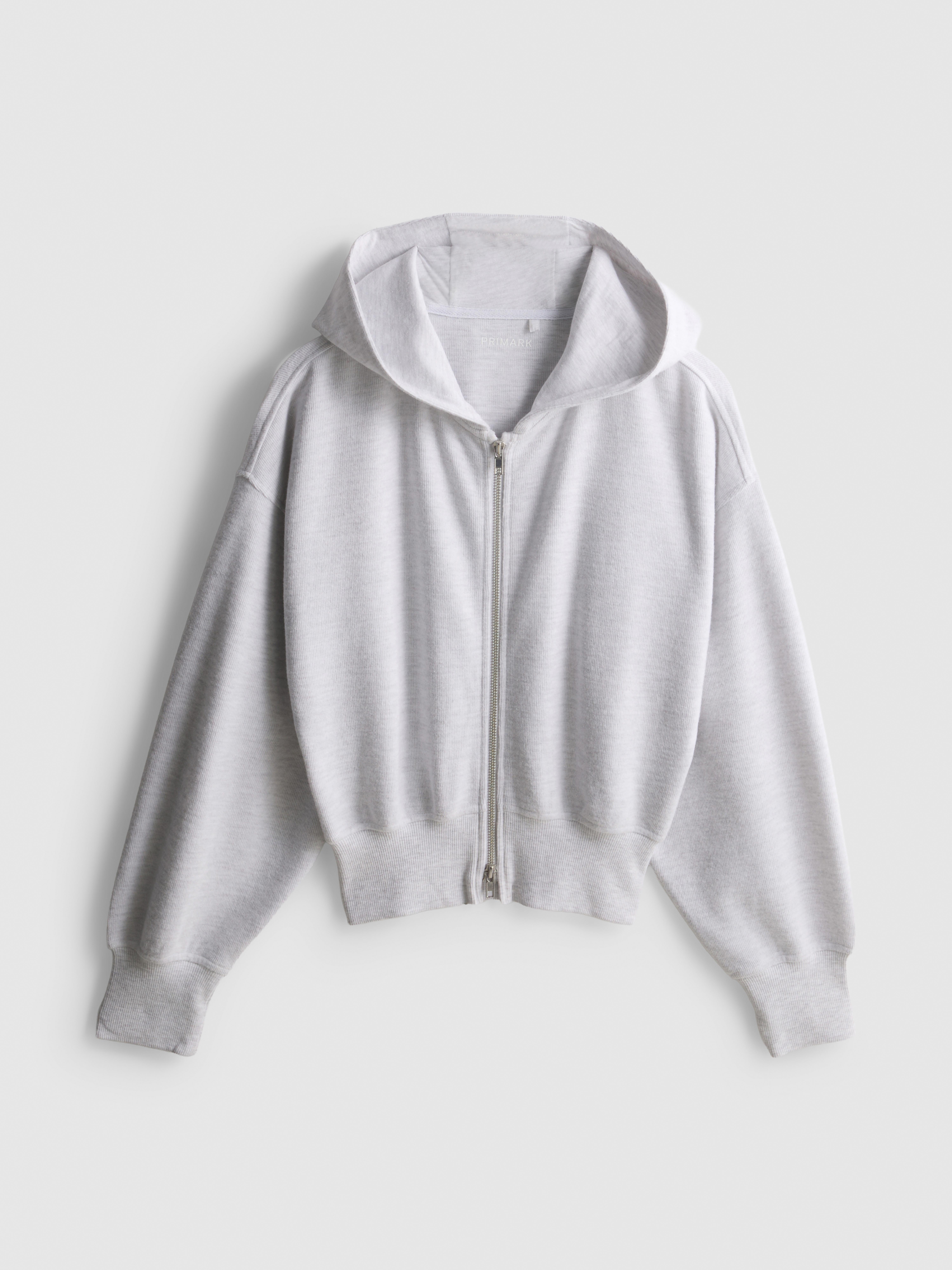 7-15yrs | Ribbed Zip-Up Hoodie