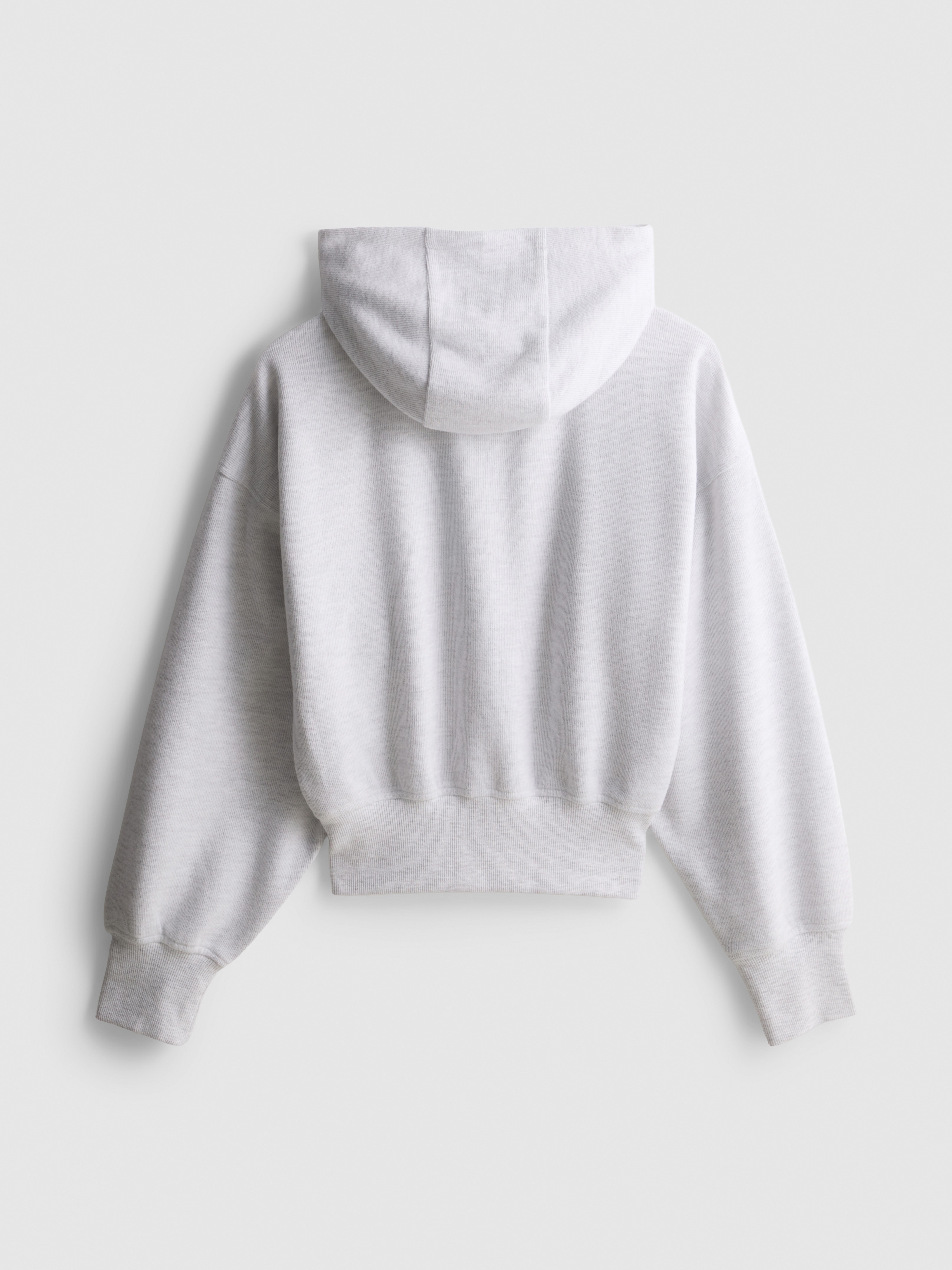 7-15yrs | Ribbed Zip-Up Hoodie