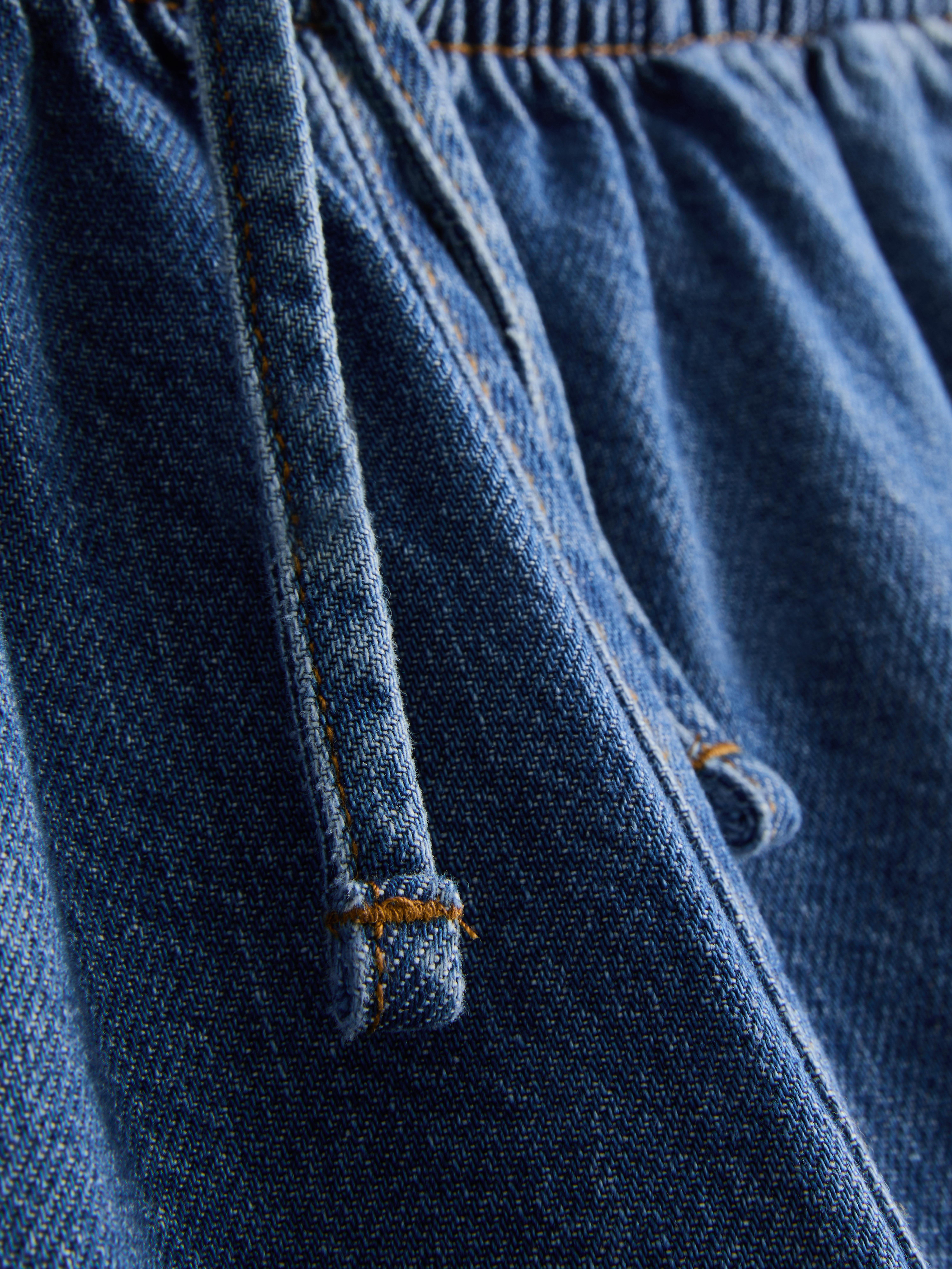 7-15yrs | Pure Cotton Cuffed Balloon Leg Jeans