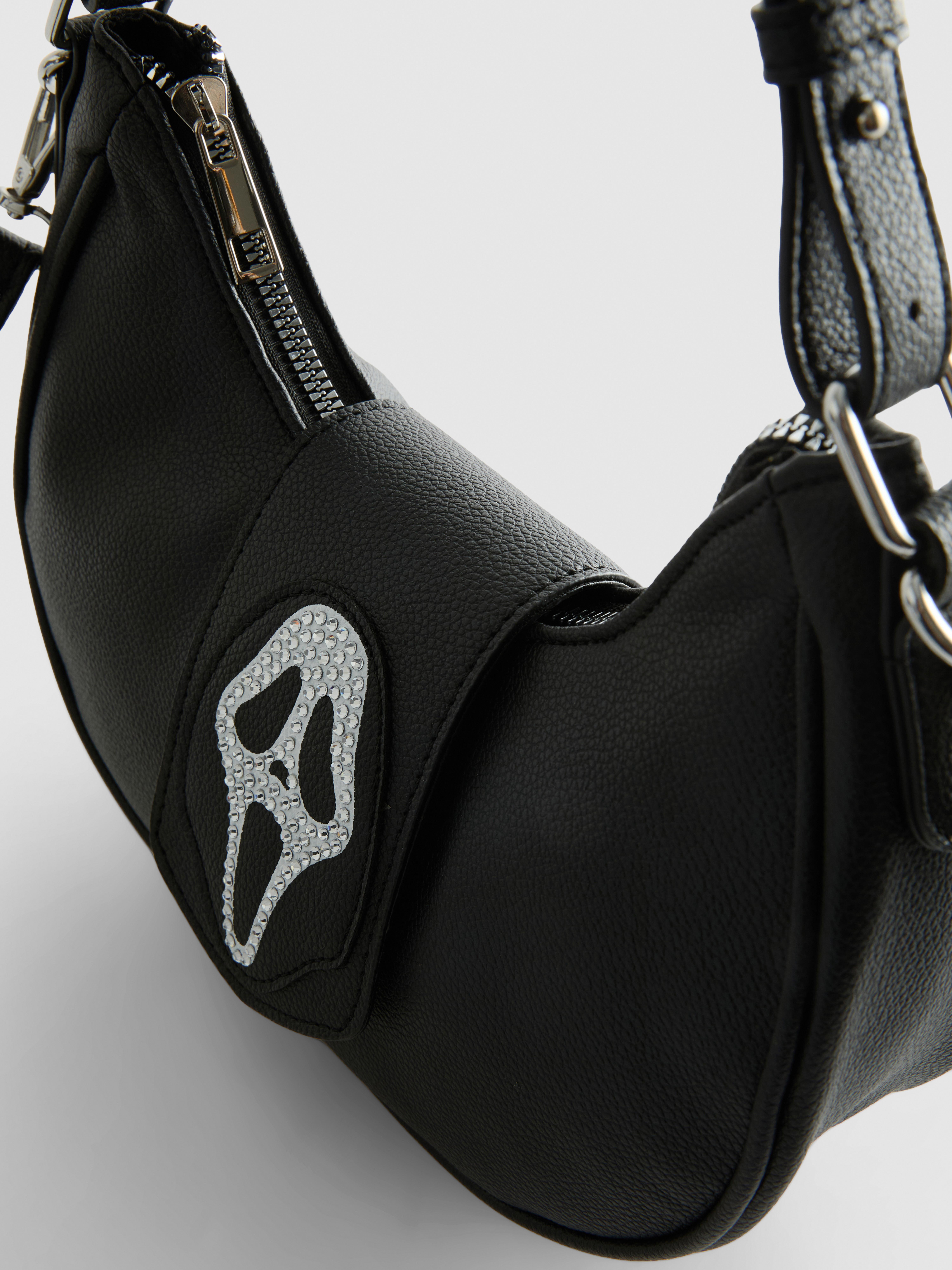 Scream Ghostface Rhinestone Shoulder Bag