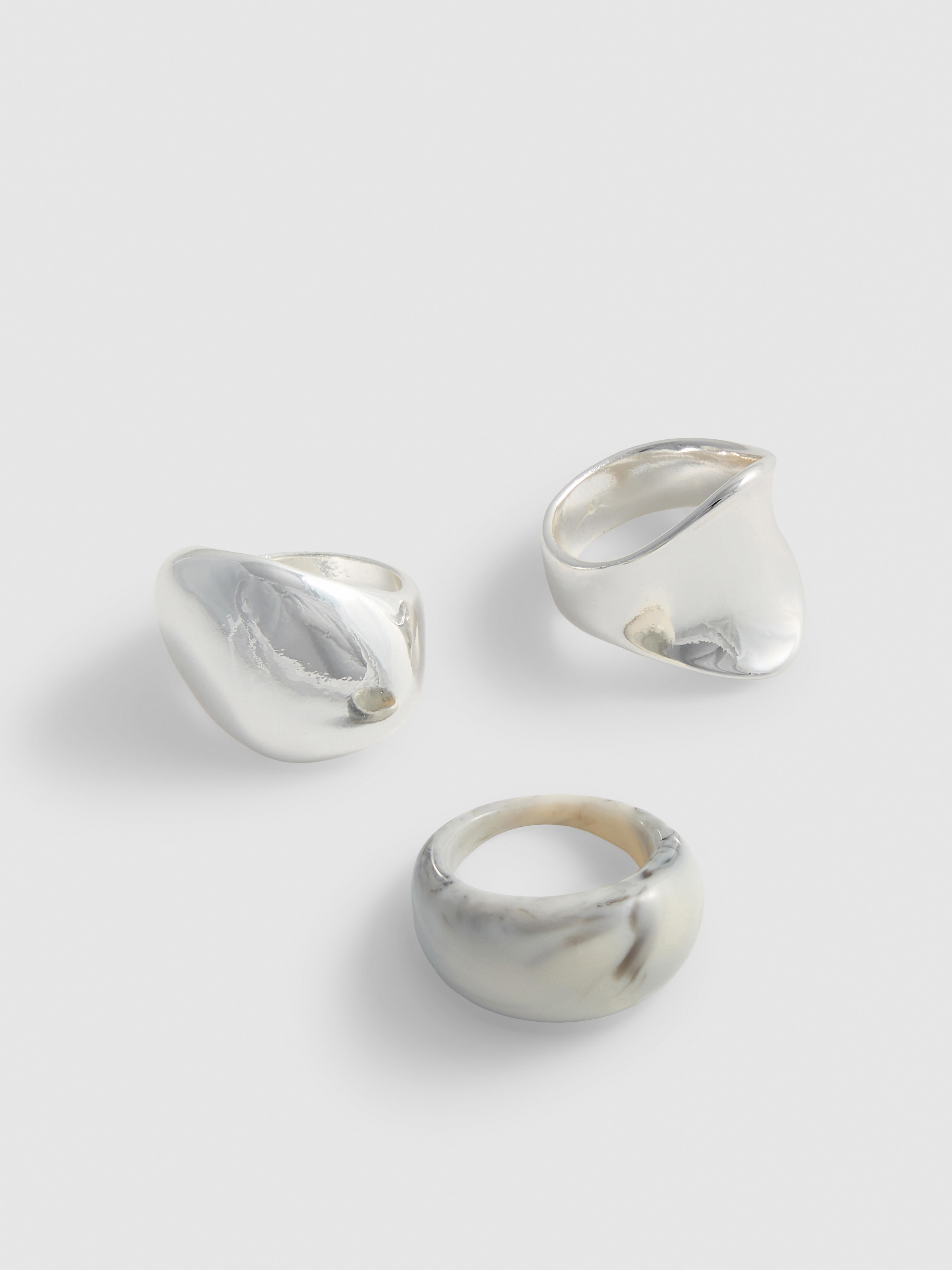 Pack de 3 anillos de Paula Echevarría