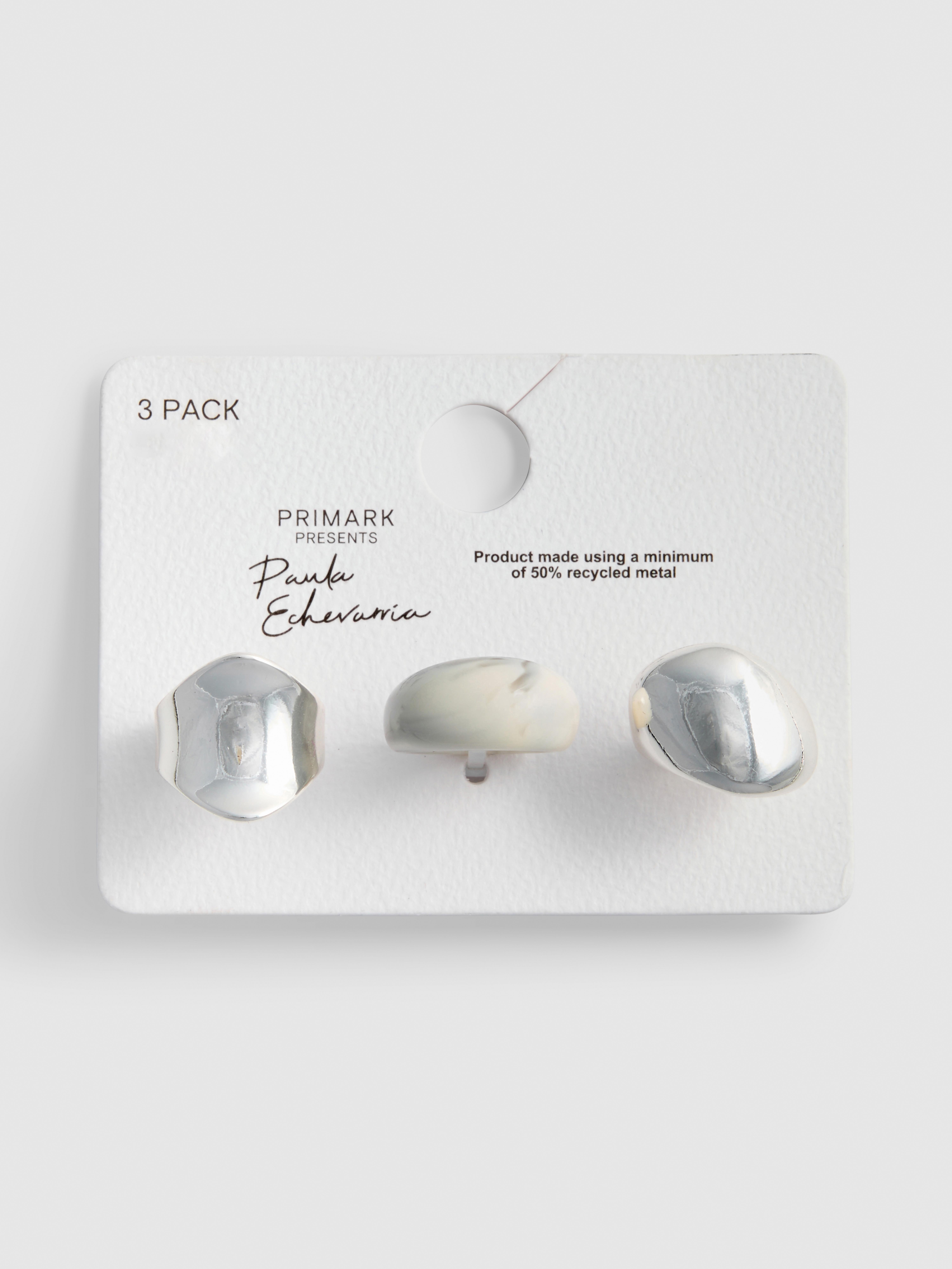 Pack de 3 anillos de Paula Echevarría