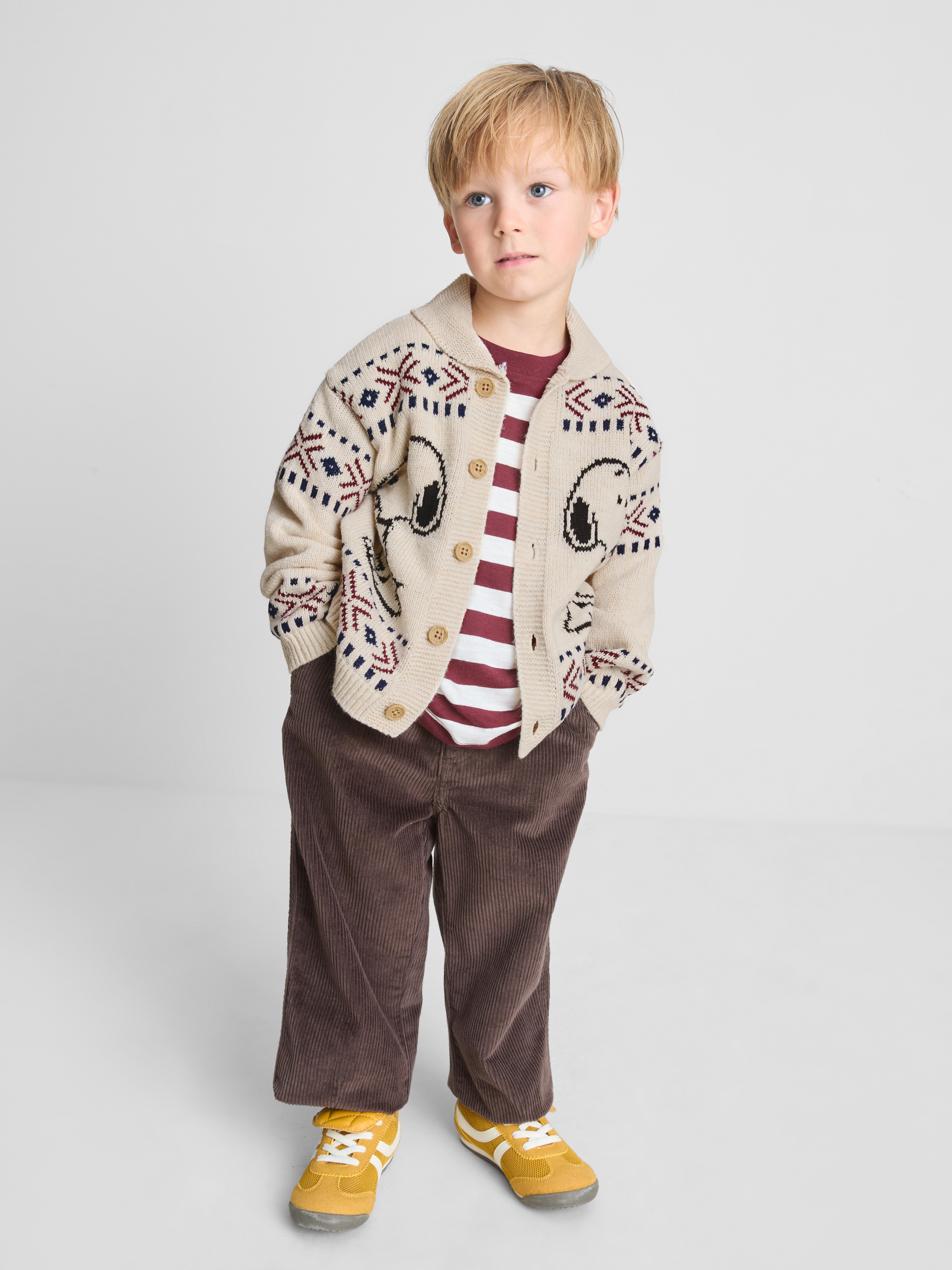 1-9yrs | Peanuts Snoopy Collared Cardigan