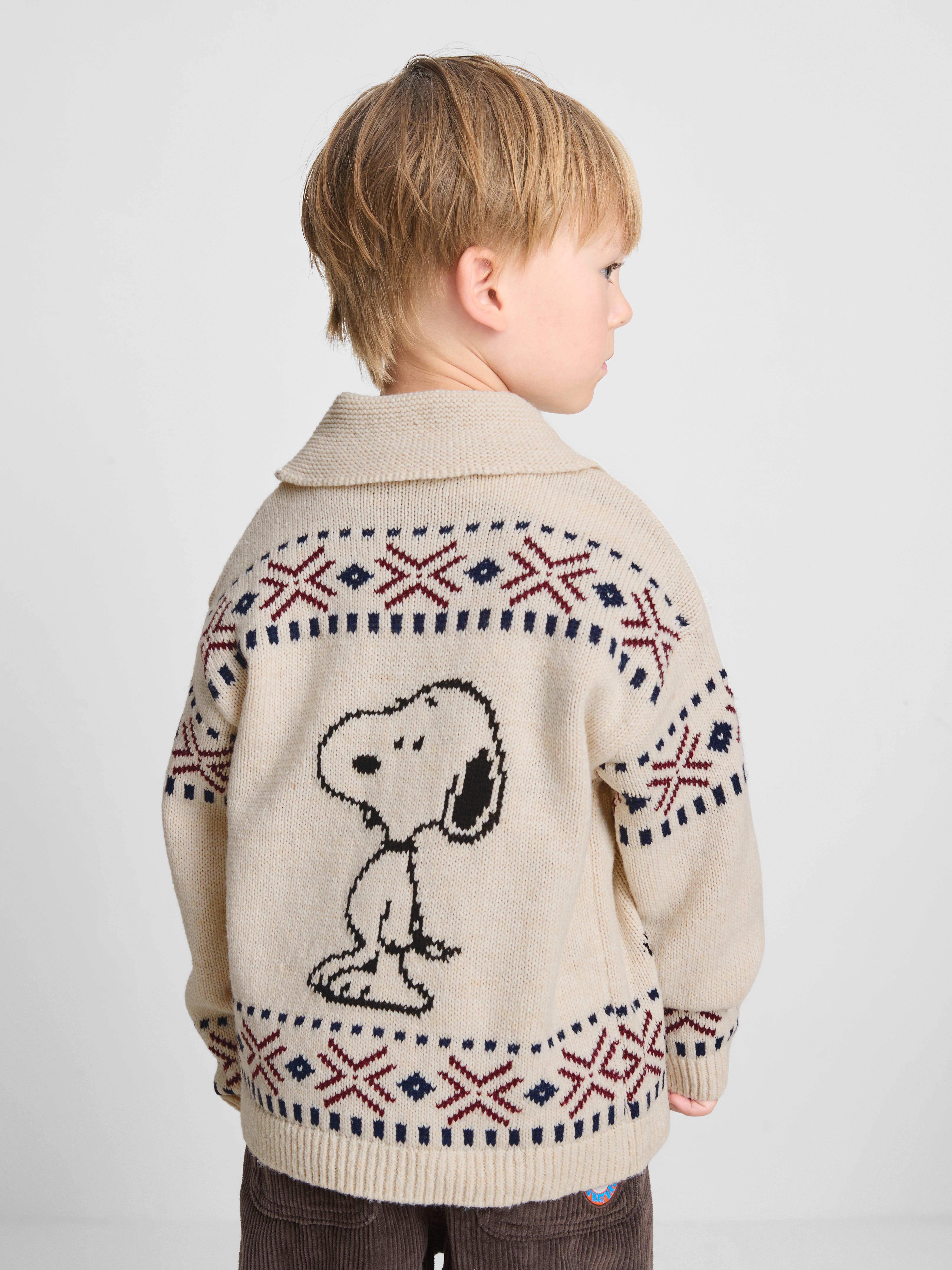 1-9yrs | Peanuts Snoopy Collared Cardigan