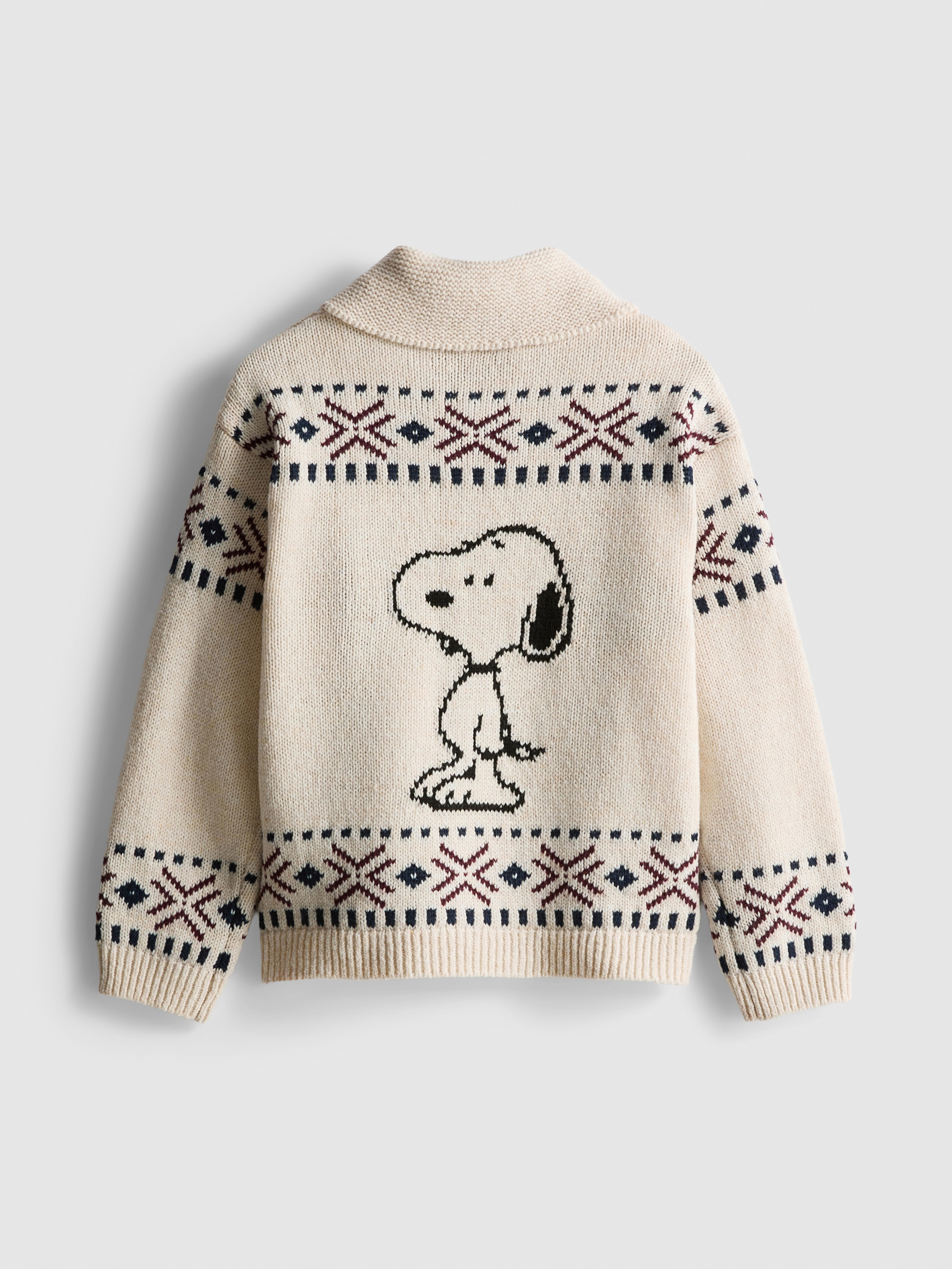 1-9yrs | Peanuts Snoopy Collared Cardigan