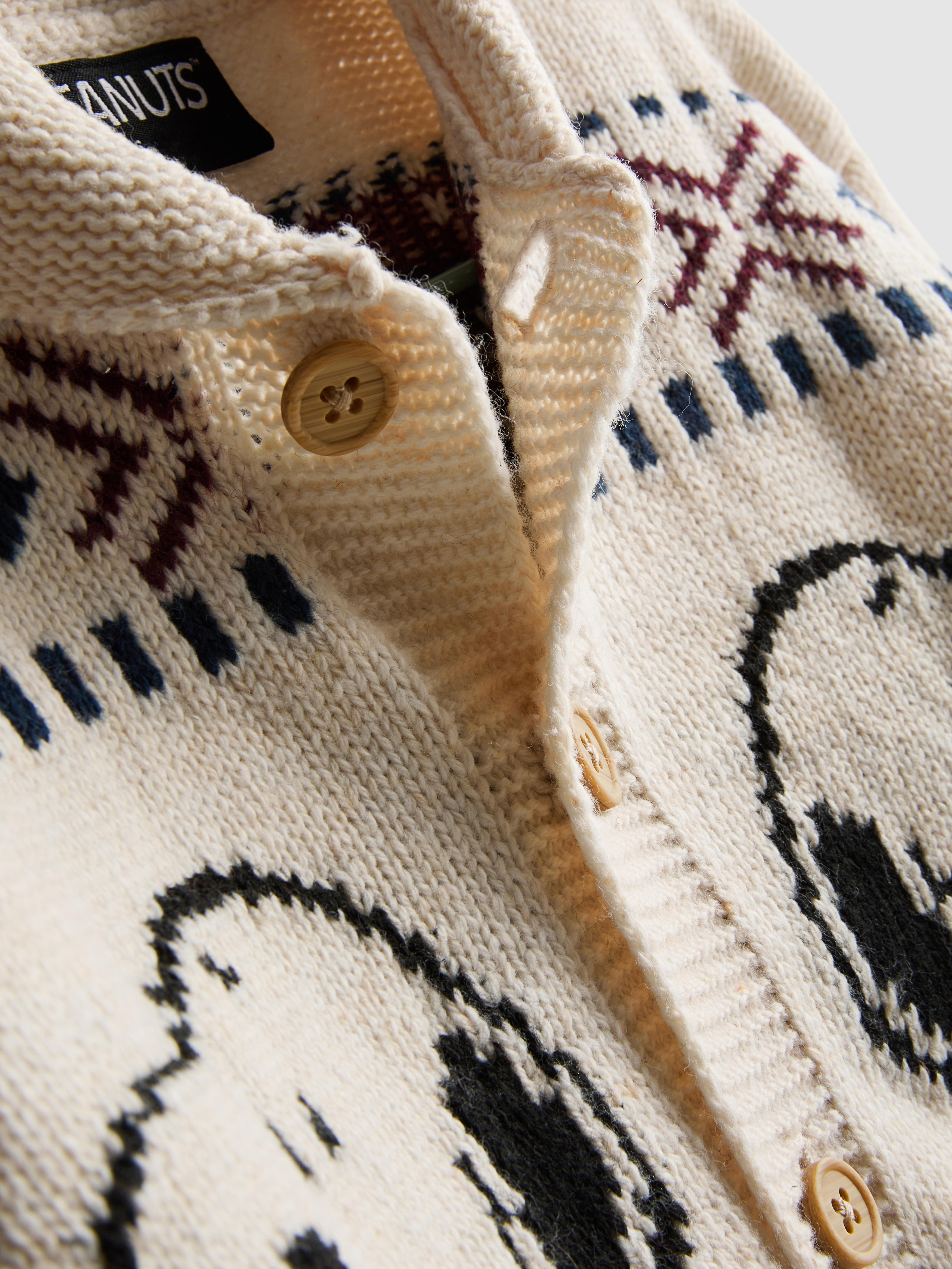1-9yrs | Peanuts Snoopy Collared Cardigan