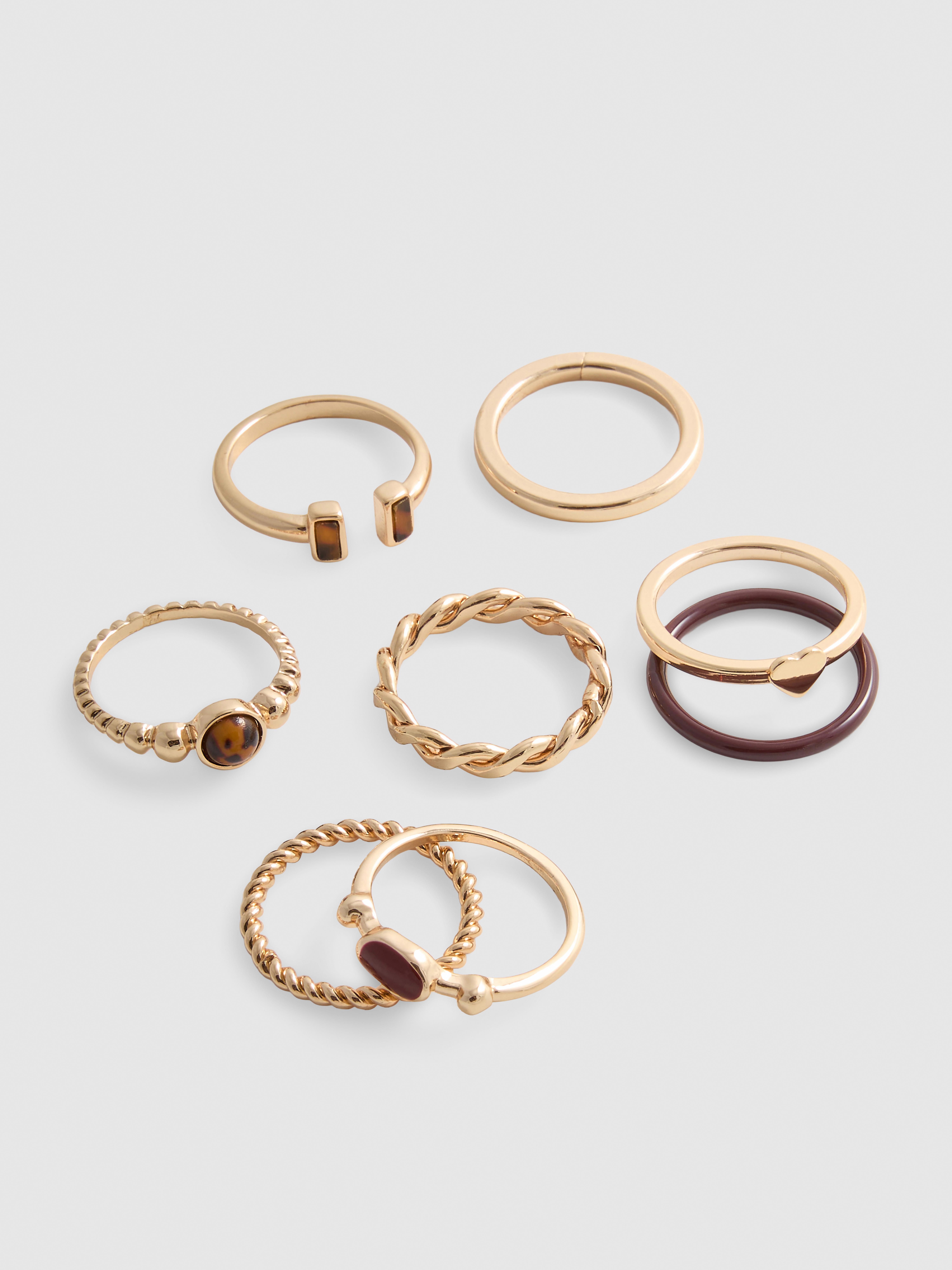 9pk Mixed Ring Set