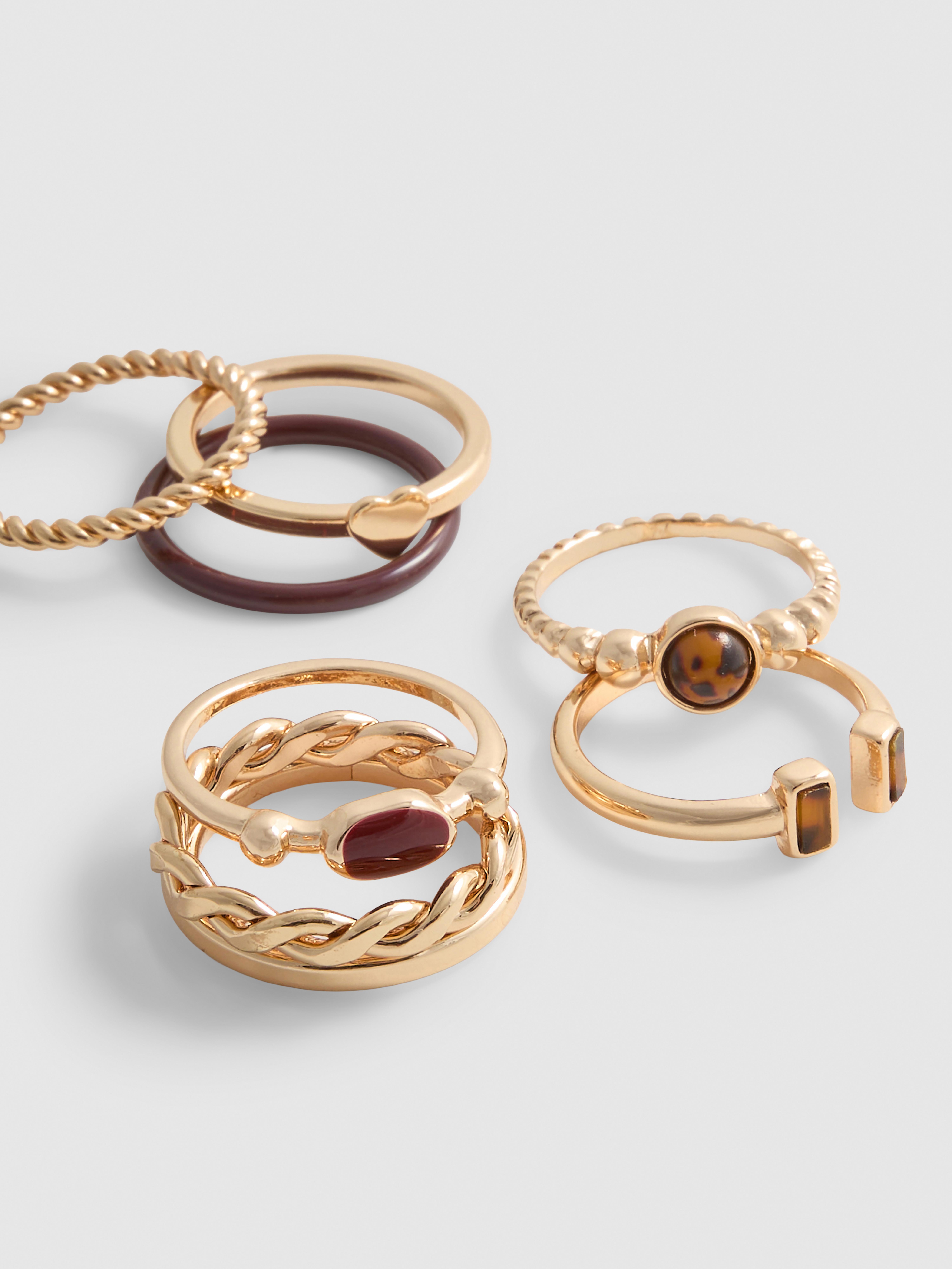 9pk Mixed Ring Set