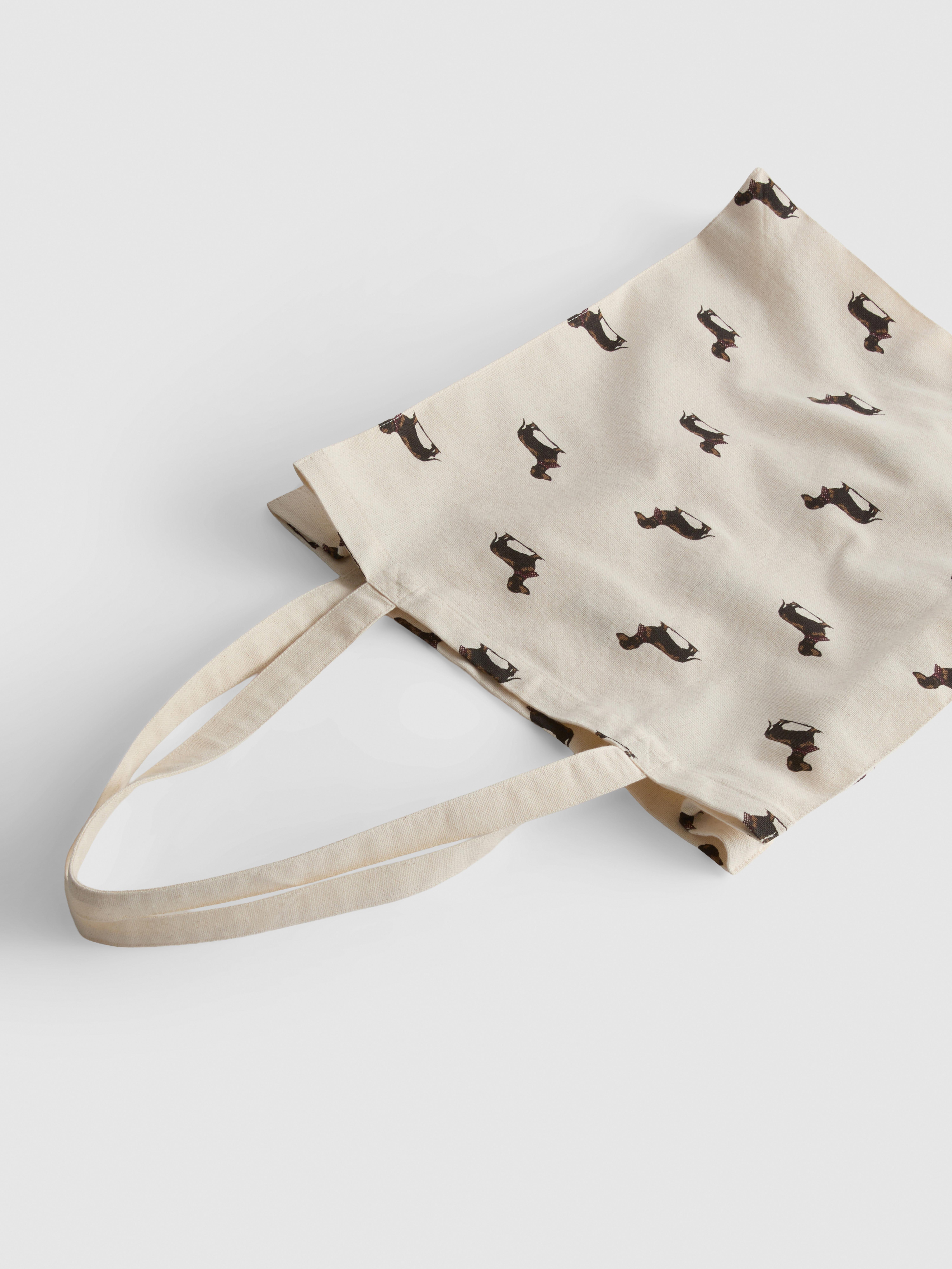 Dachshund Print Tote Bag