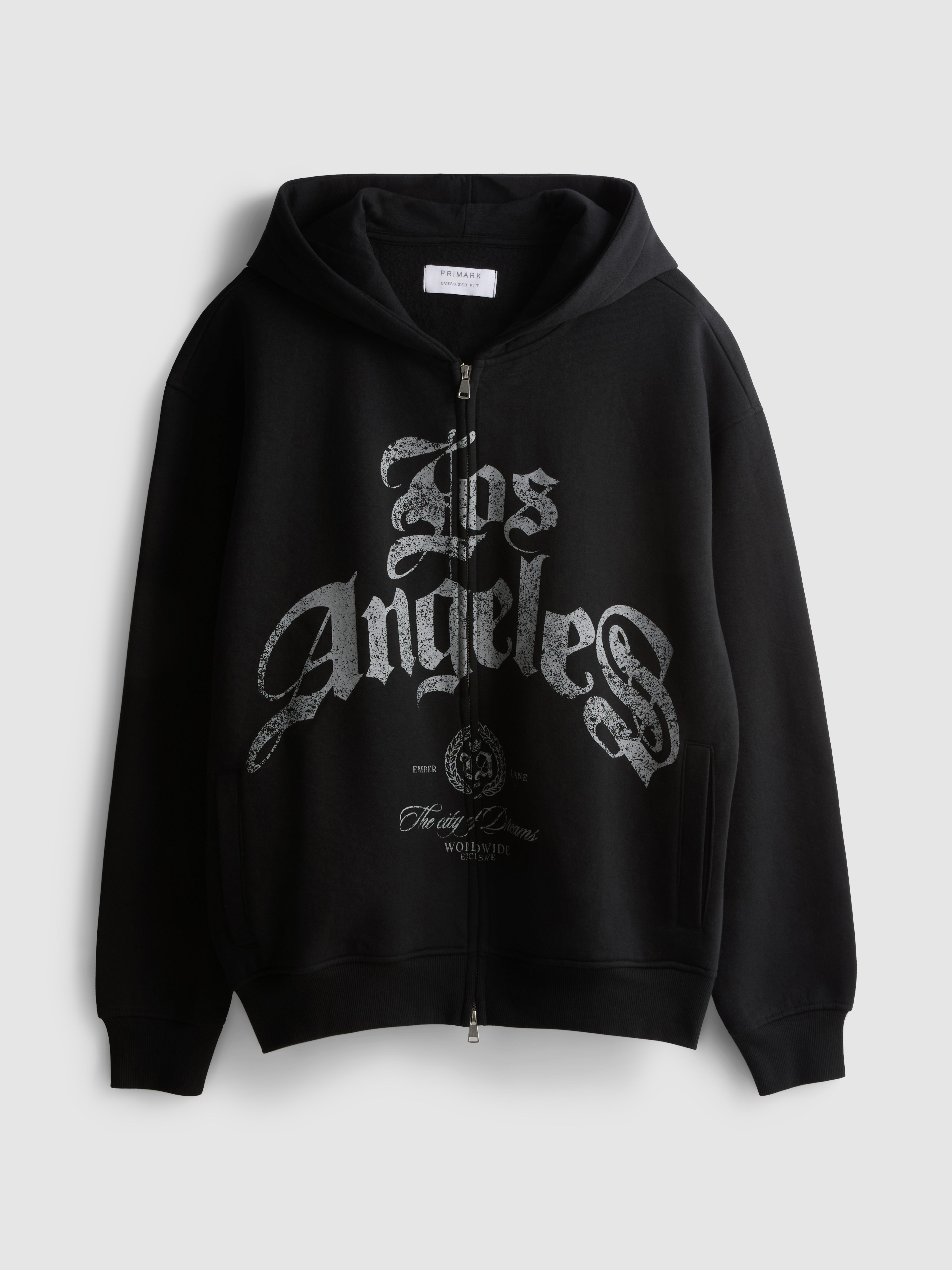 Los Angeles Graphic Zip-Up Hoodie