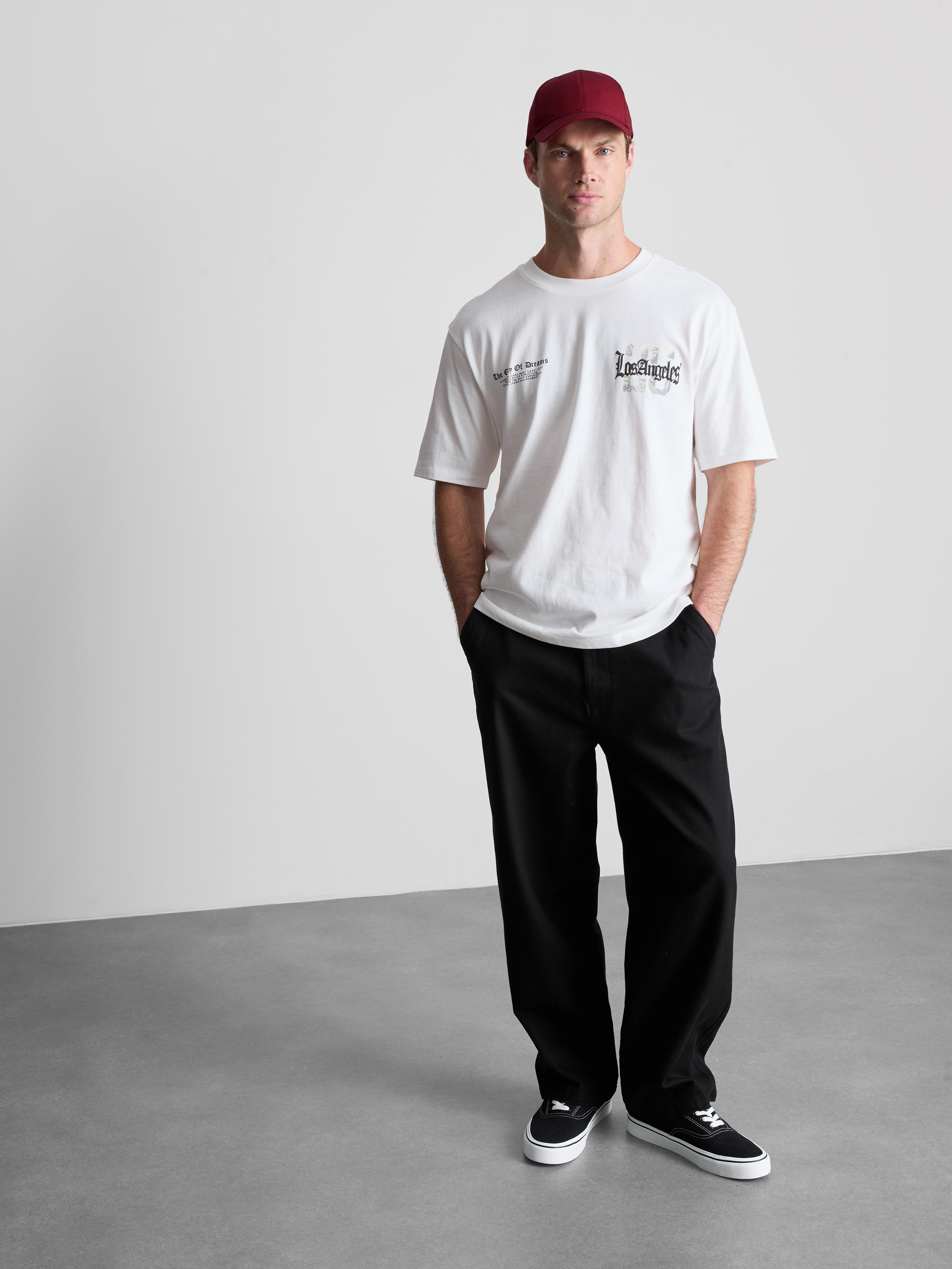 Pure Cotton Los Angeles Graphic T-Shirt