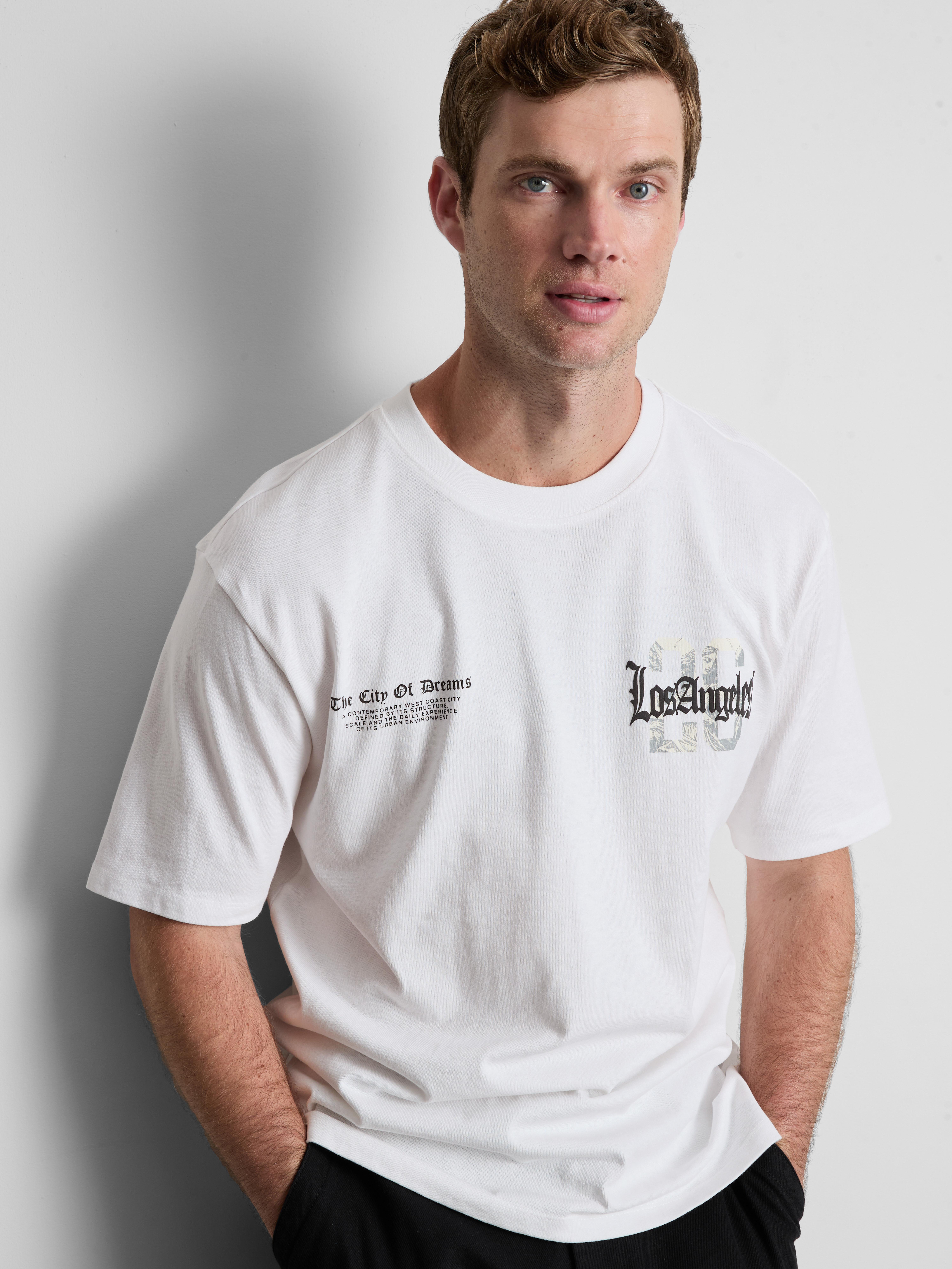 Pure Cotton Los Angeles Graphic T-Shirt