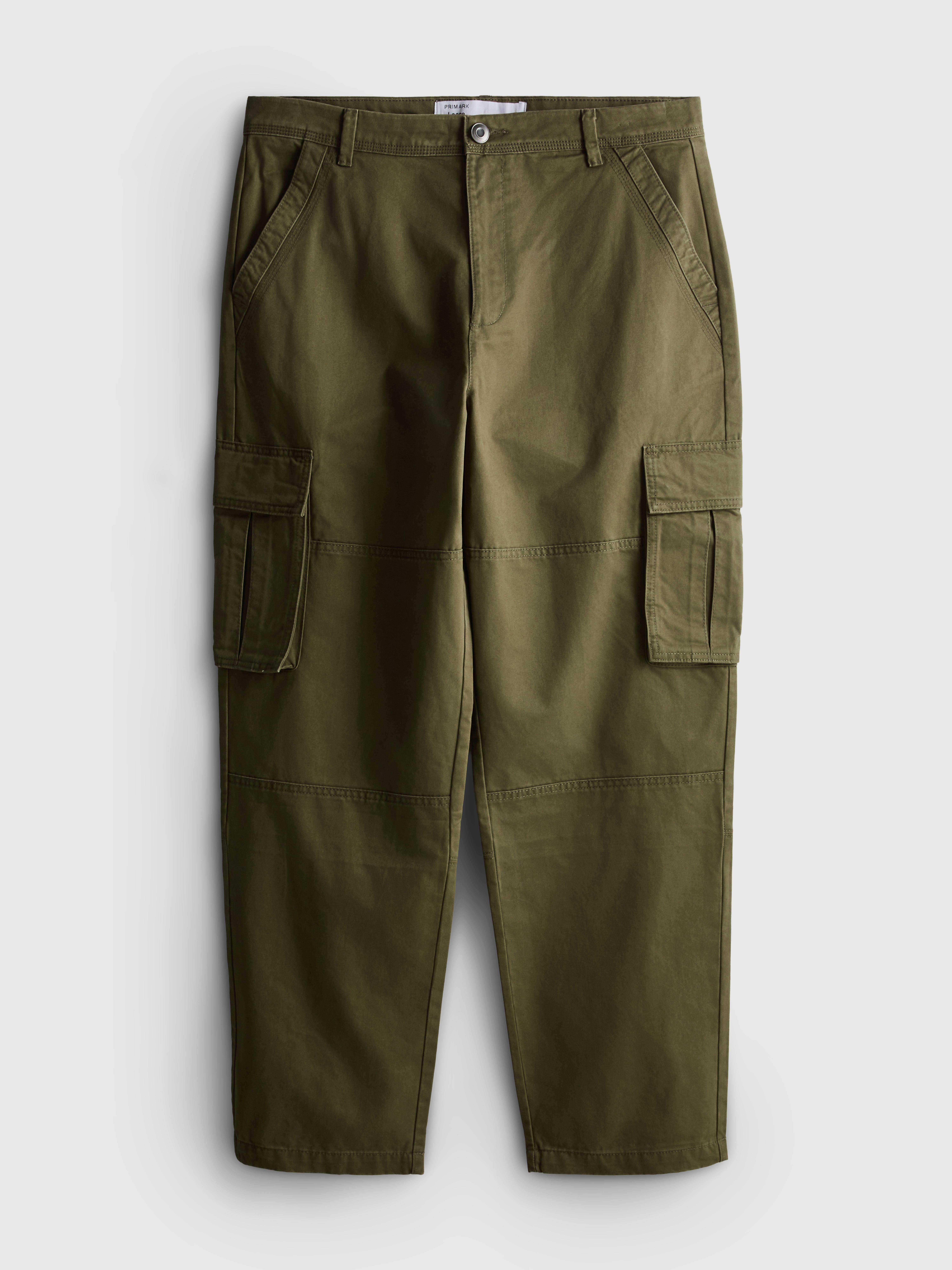 Pure Cotton Loose Fit Cargo Pants