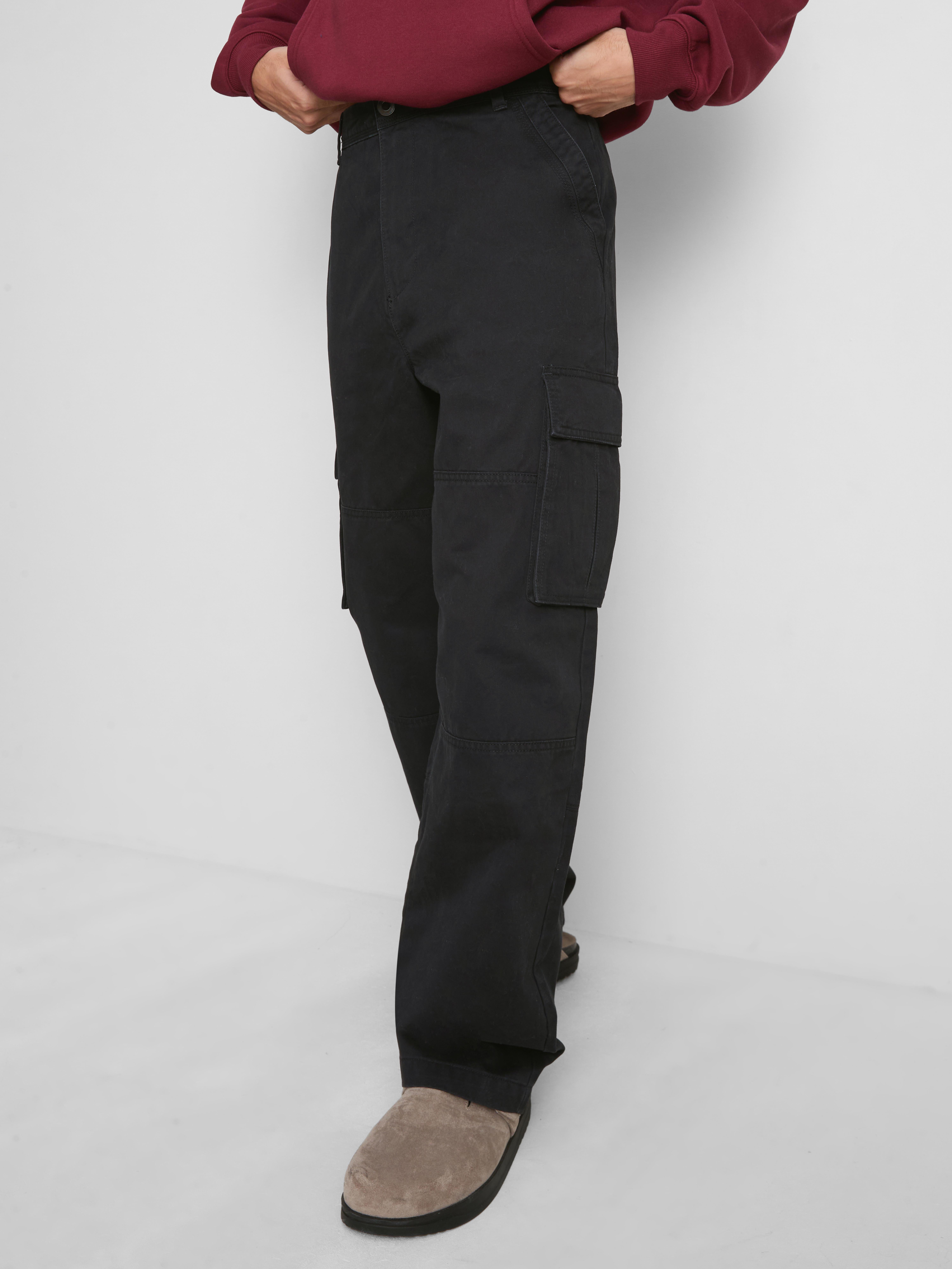 Pure Cotton Loose Fit Cargo Pants