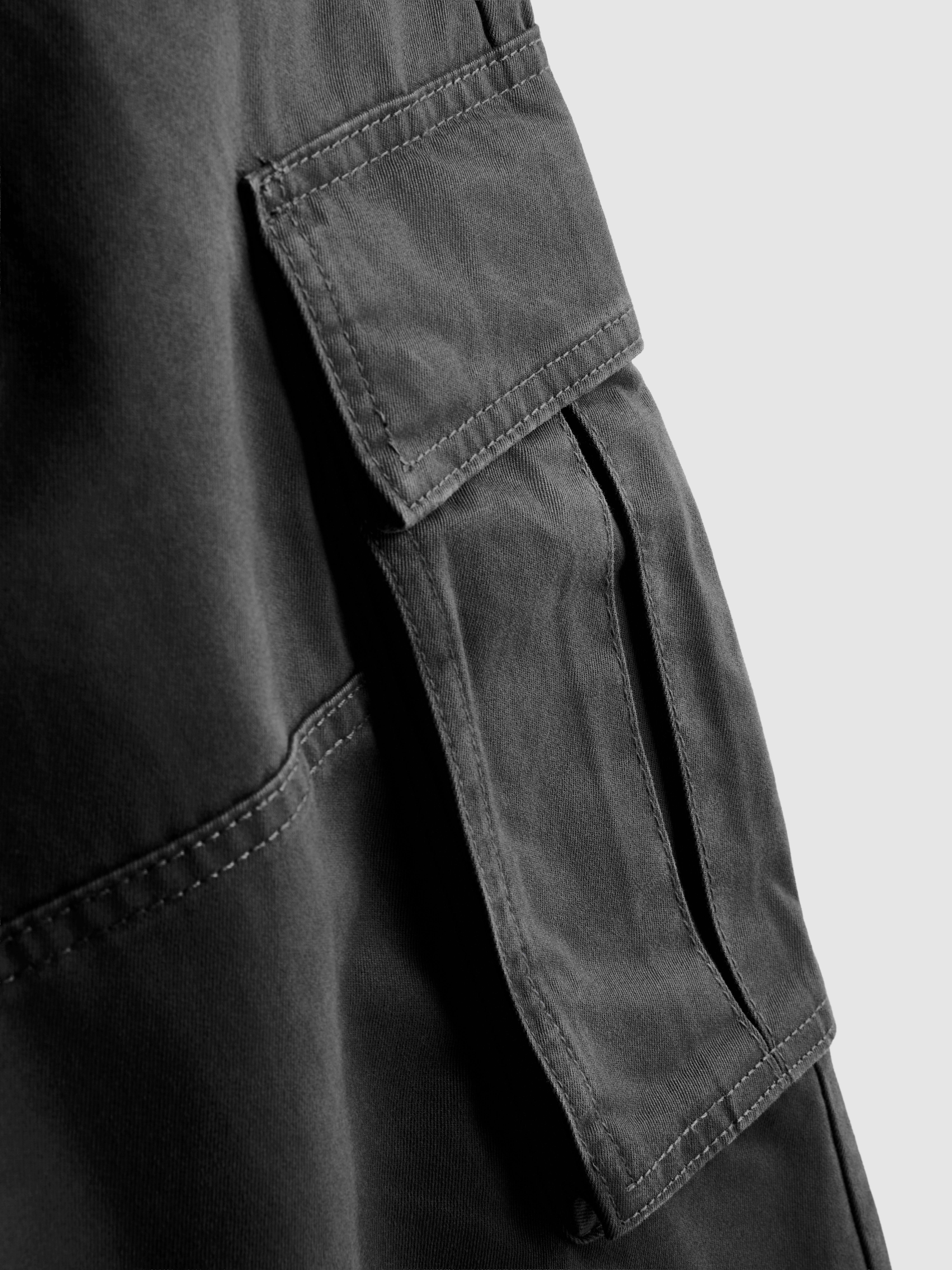 Pure Cotton Loose Fit Cargo Pants