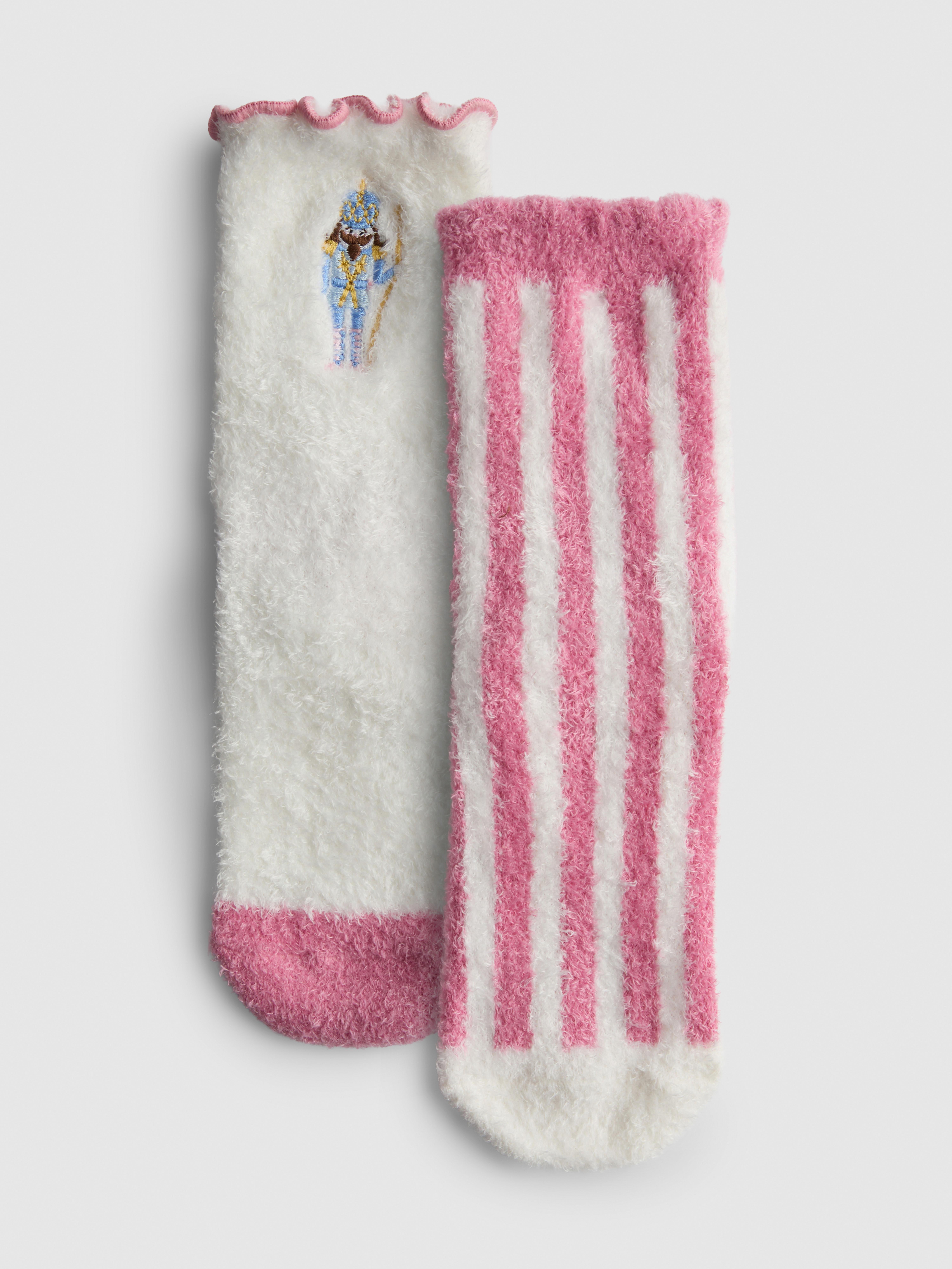 2pk Nutcracker Cozy Socks