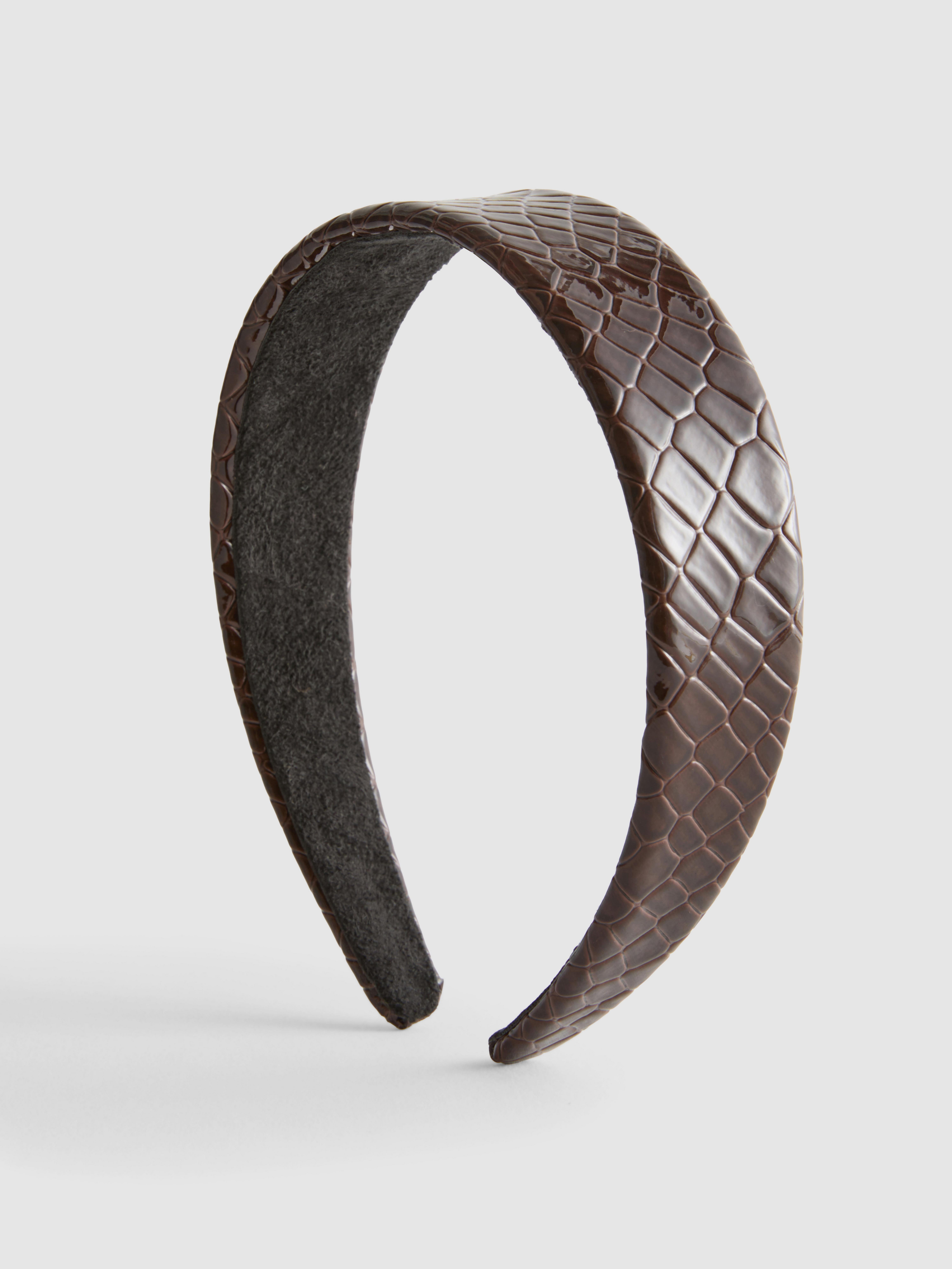 Paula Echevarría Croc Effect Headband