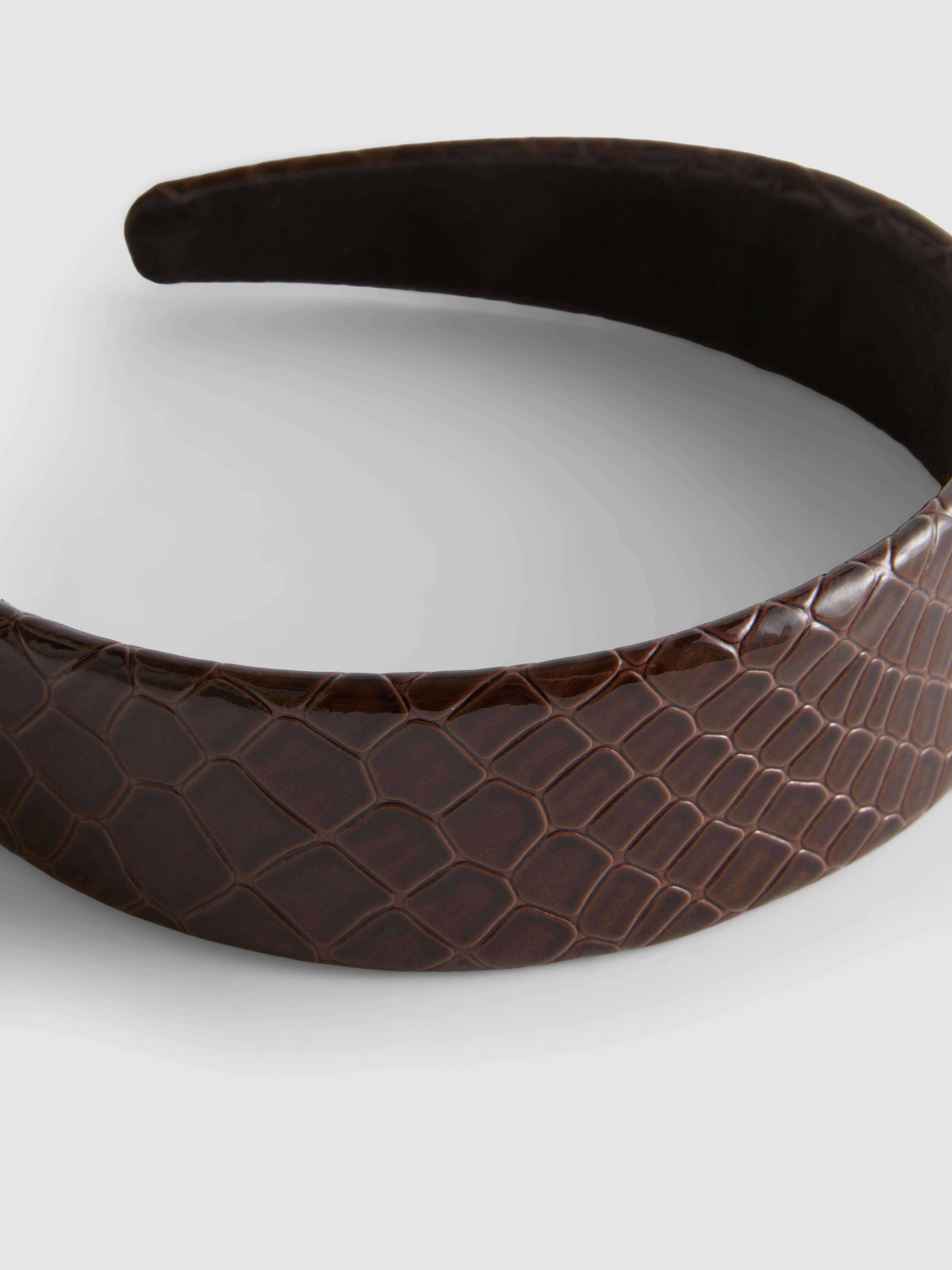 Paula Echevarría Croc Effect Headband