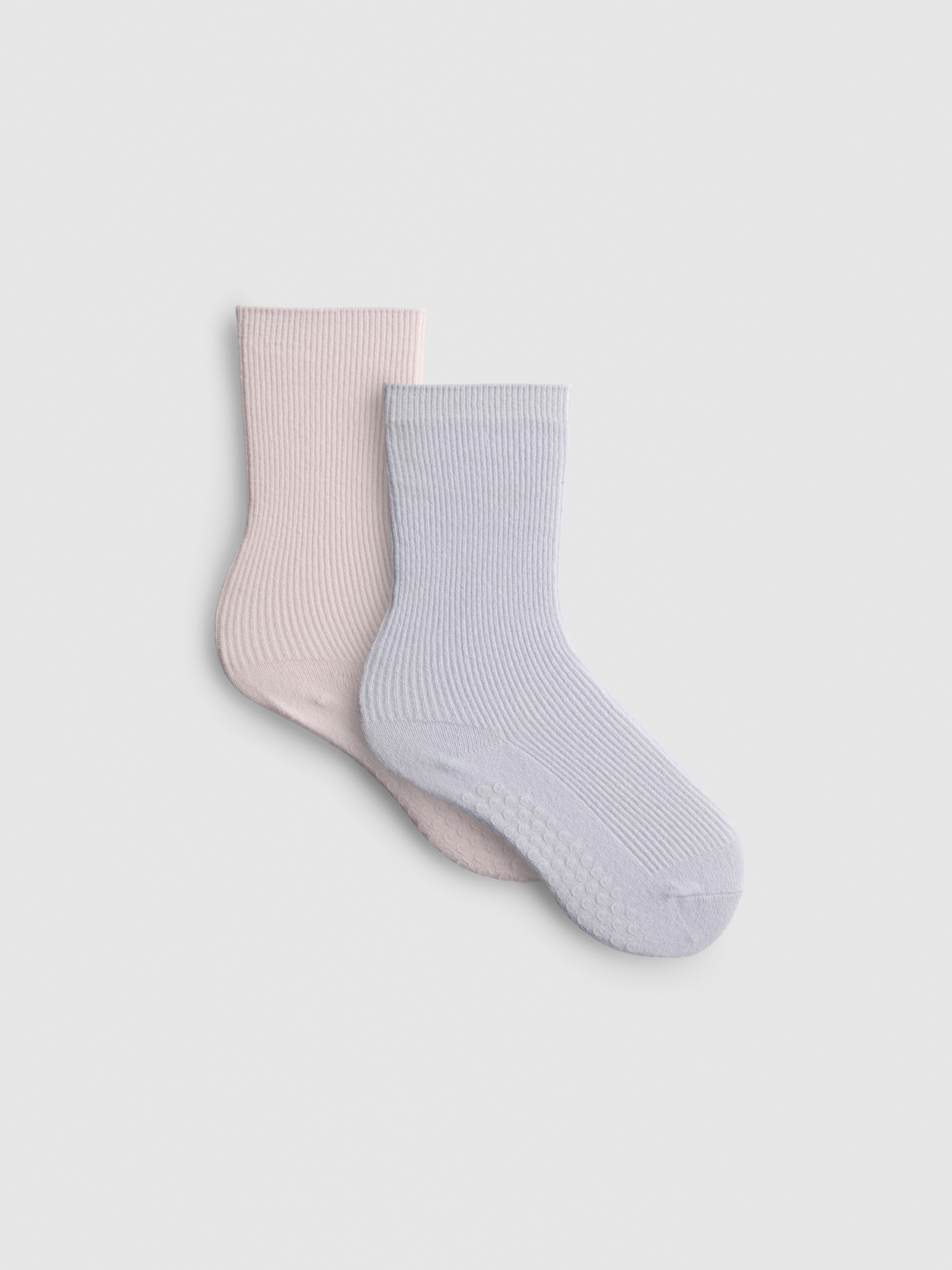 2pk Grip Dot Cozy Socks