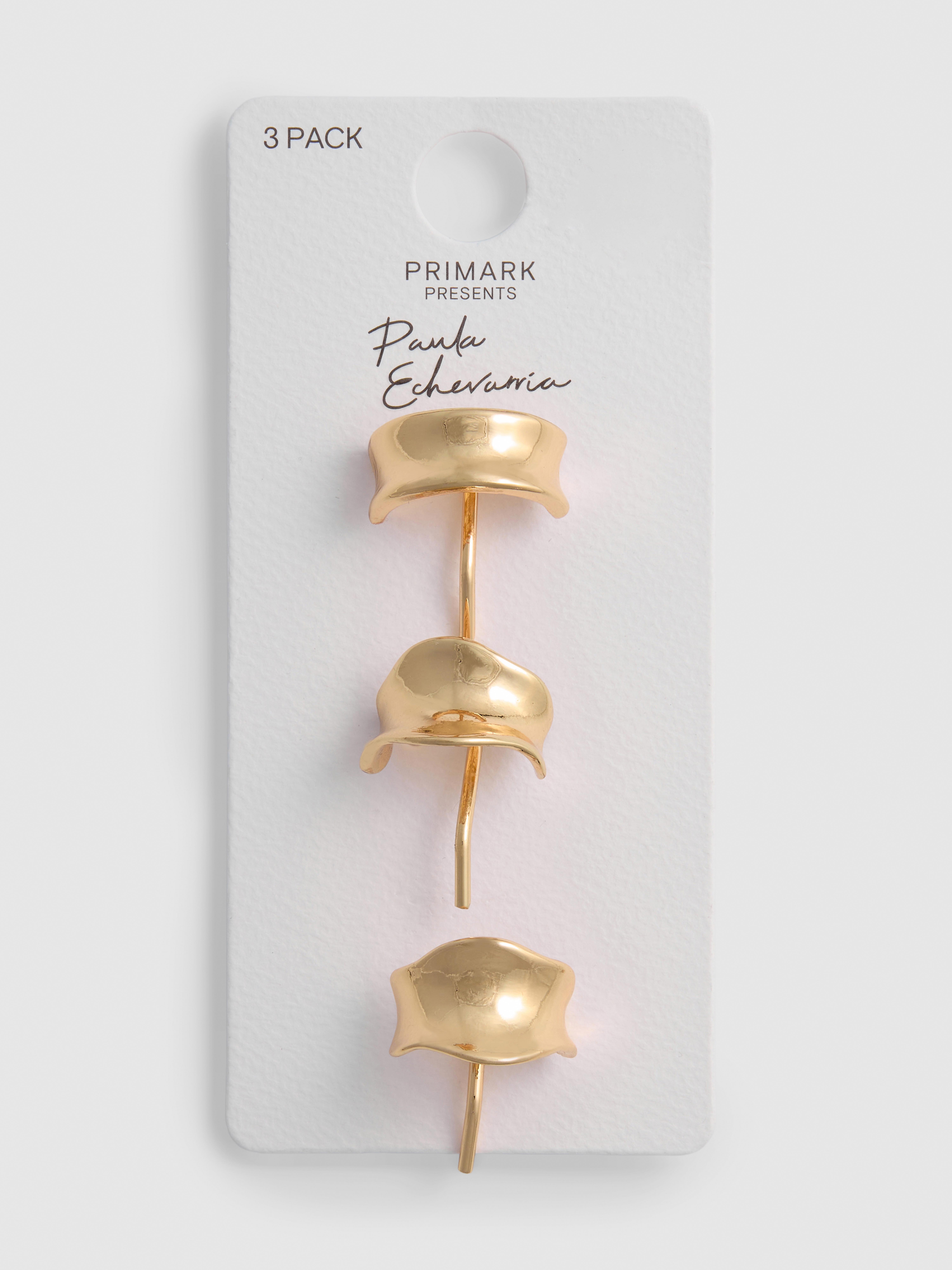 3pk Paula Echevarría Sculpted Hair Pins