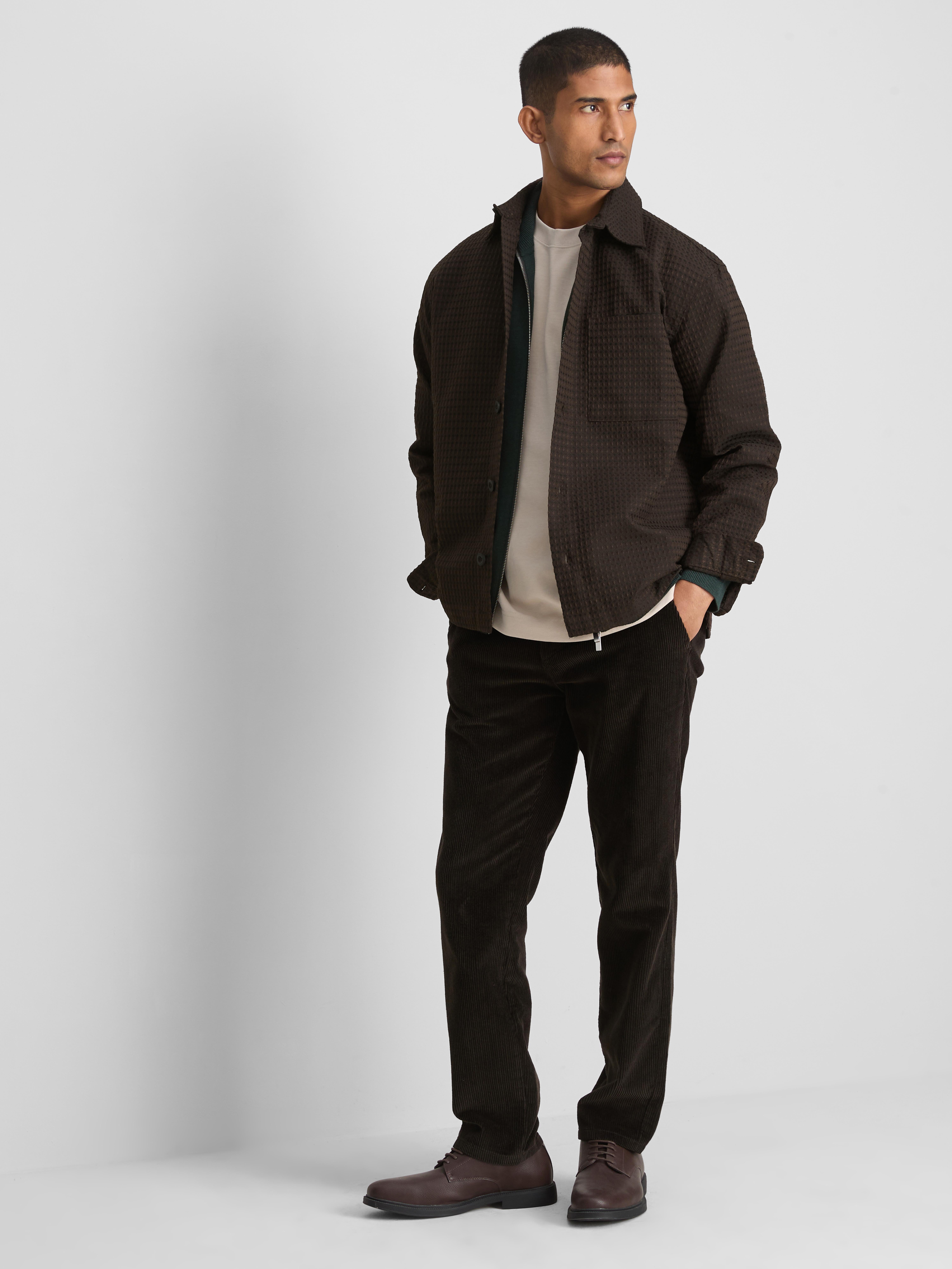 The Edit Textured Overshirt