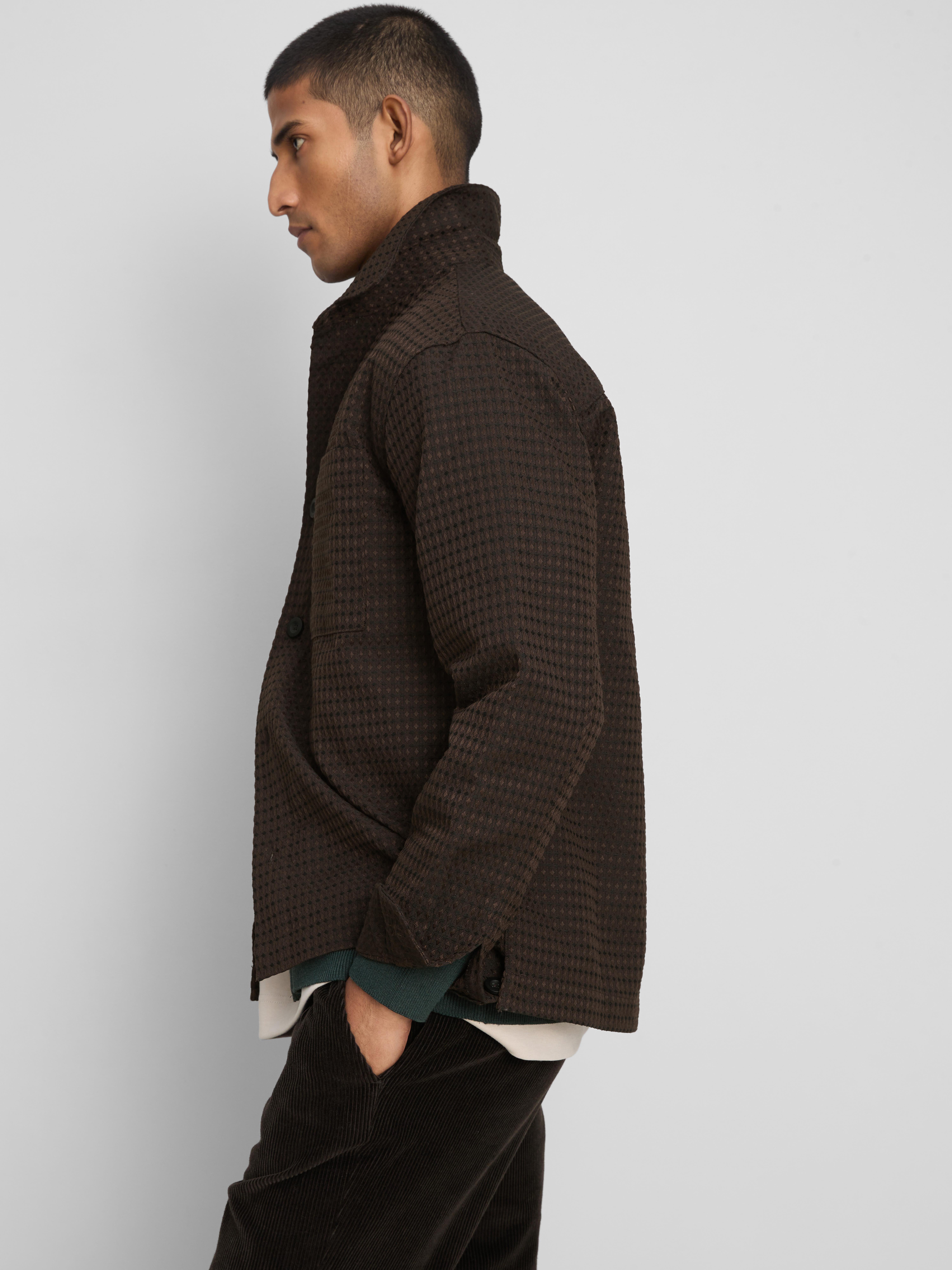The Edit Textured Overshirt