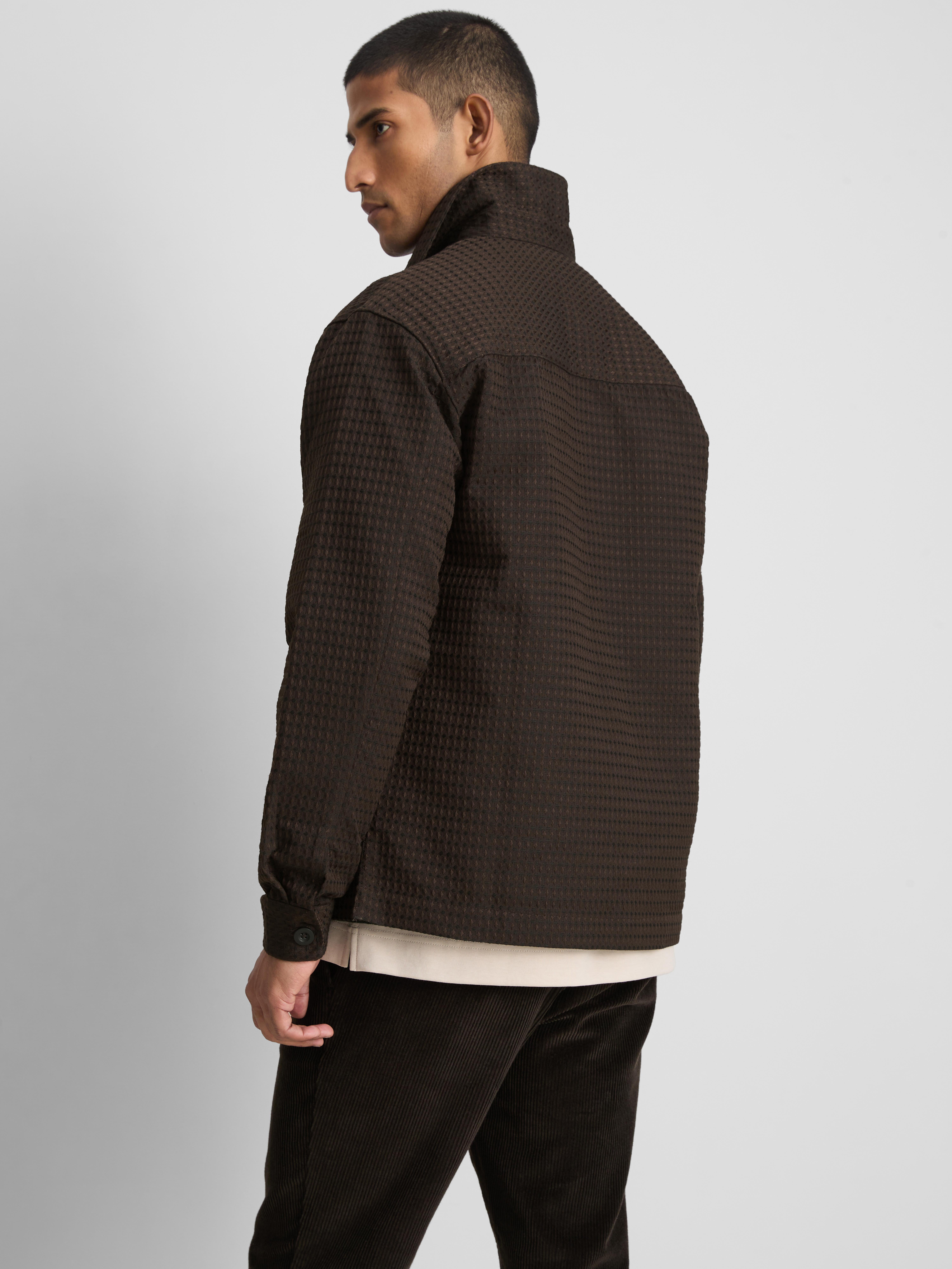 The Edit Textured Overshirt