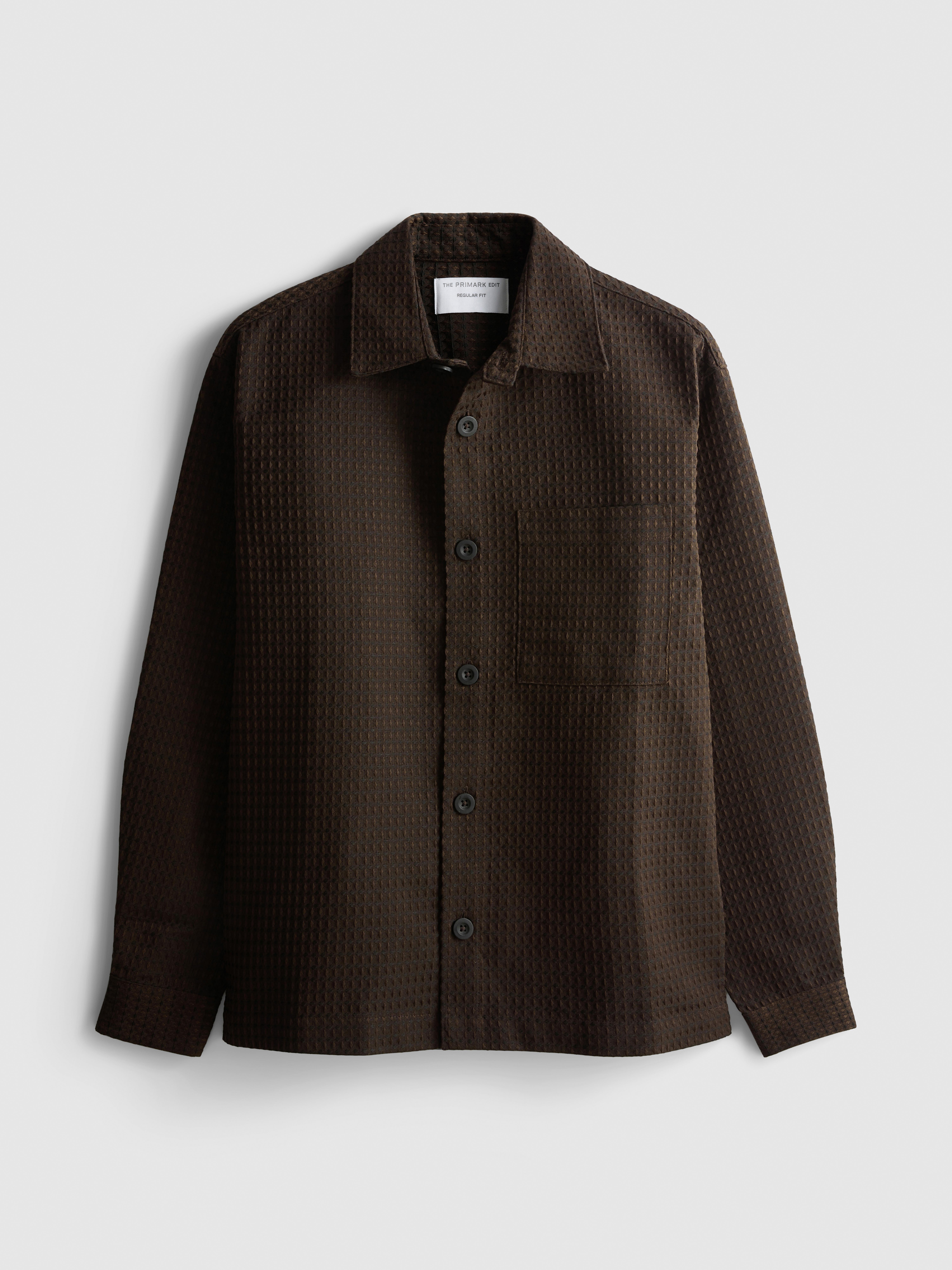 The Edit Textured Overshirt