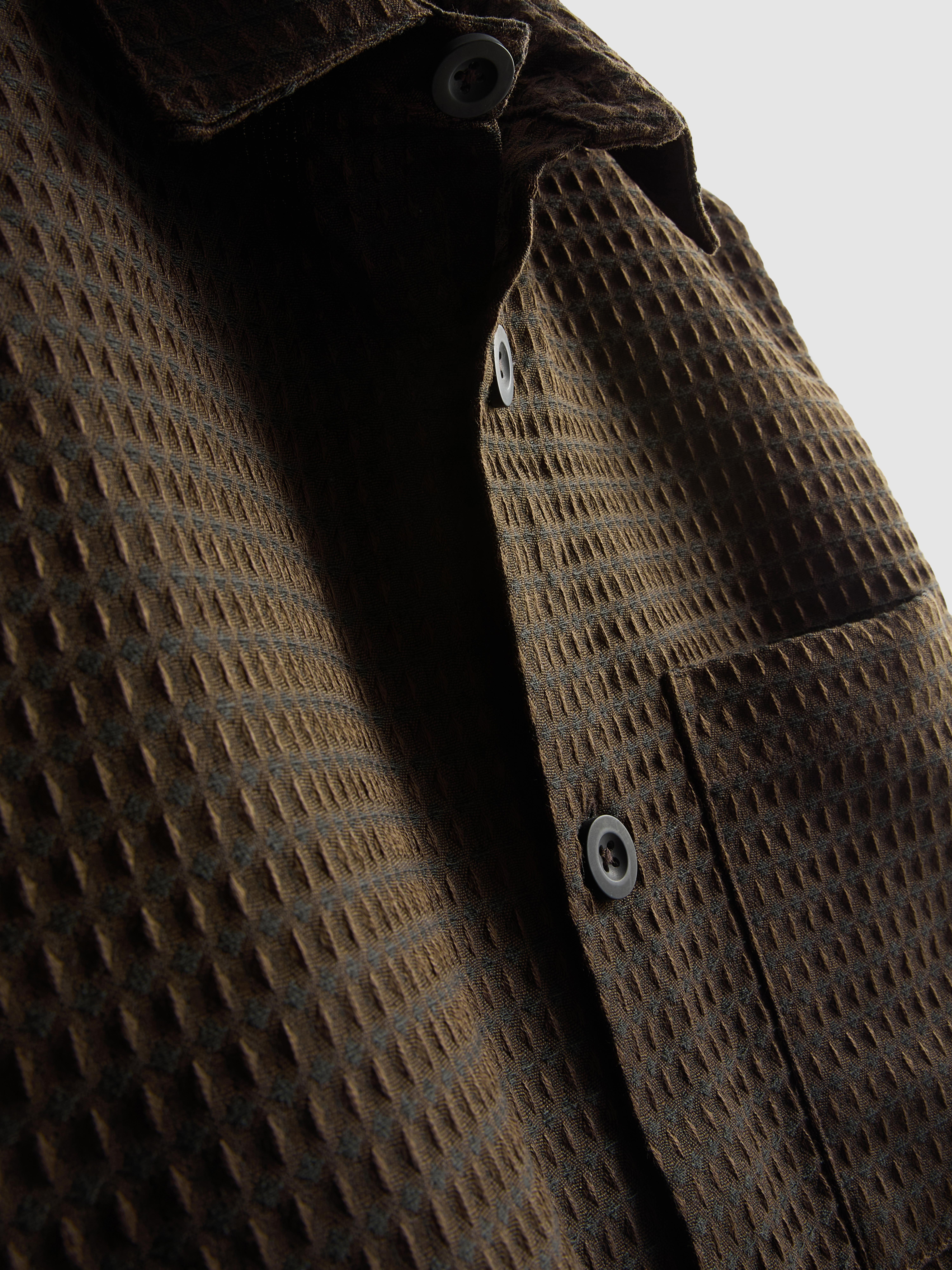 The Edit Textured Overshirt