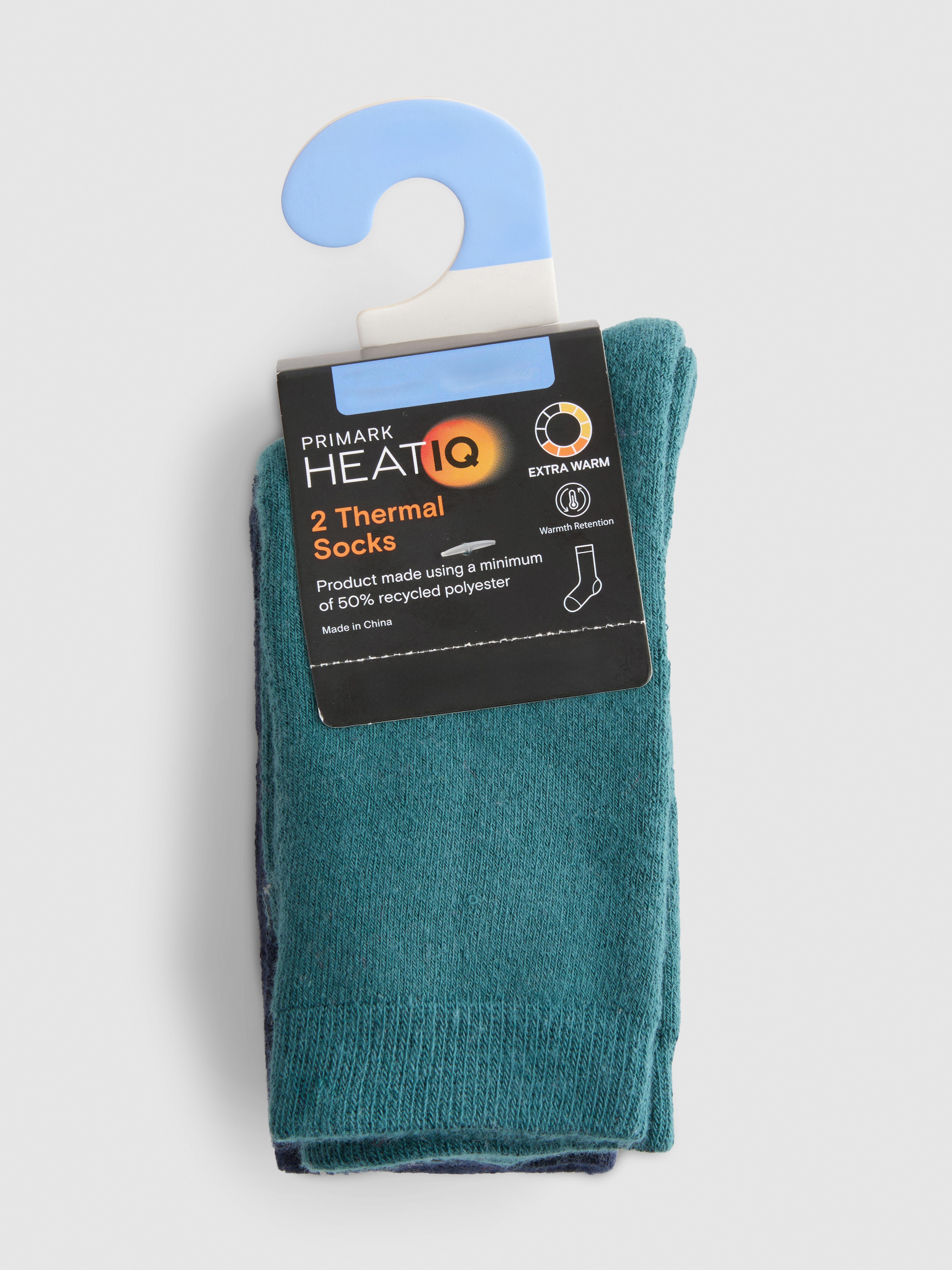 2pk Primark Heat IQ Extra Warm Thermal Socks