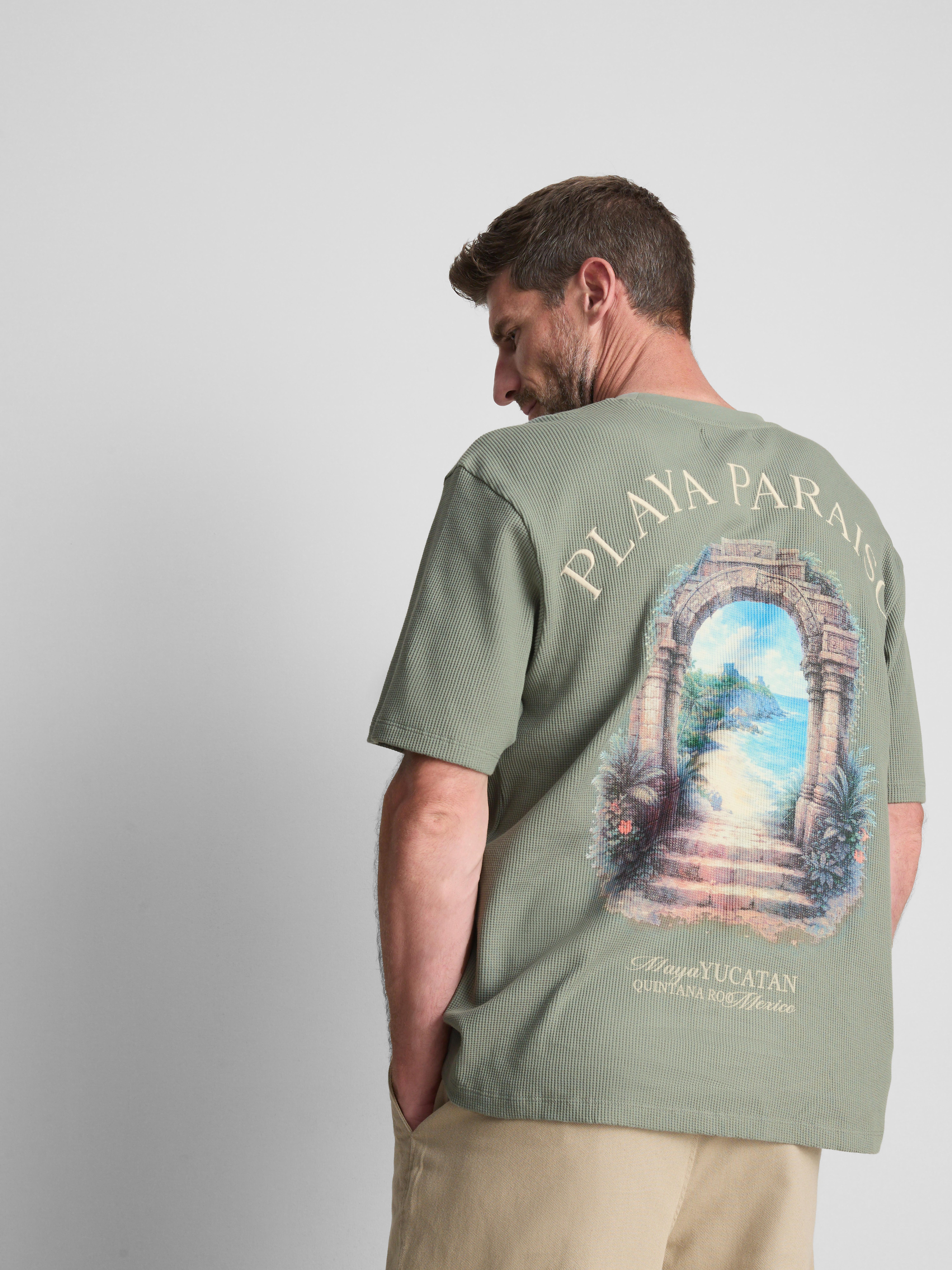 Pure Cotton Waffle T-Shirt