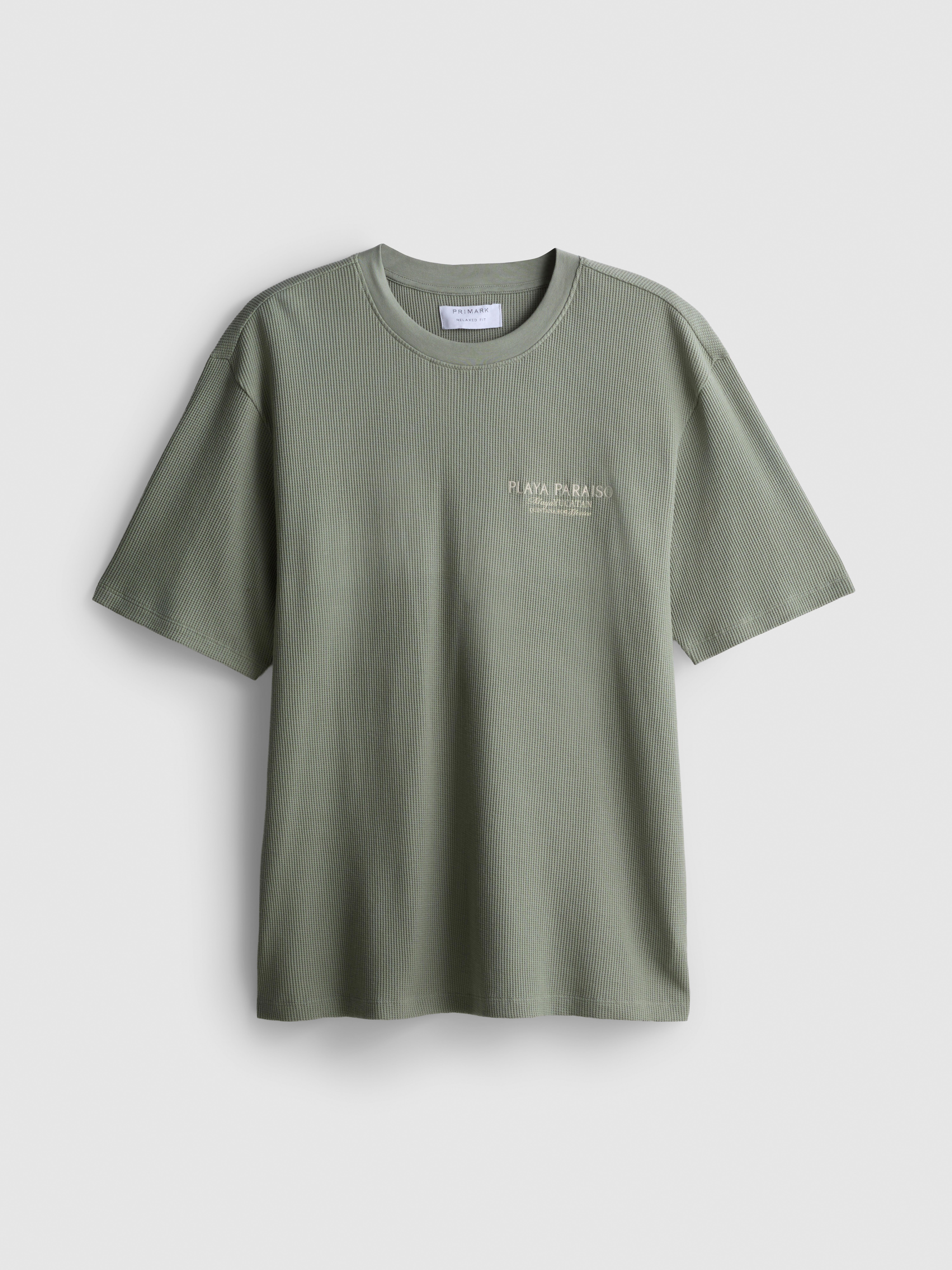 Pure Cotton Waffle T-Shirt