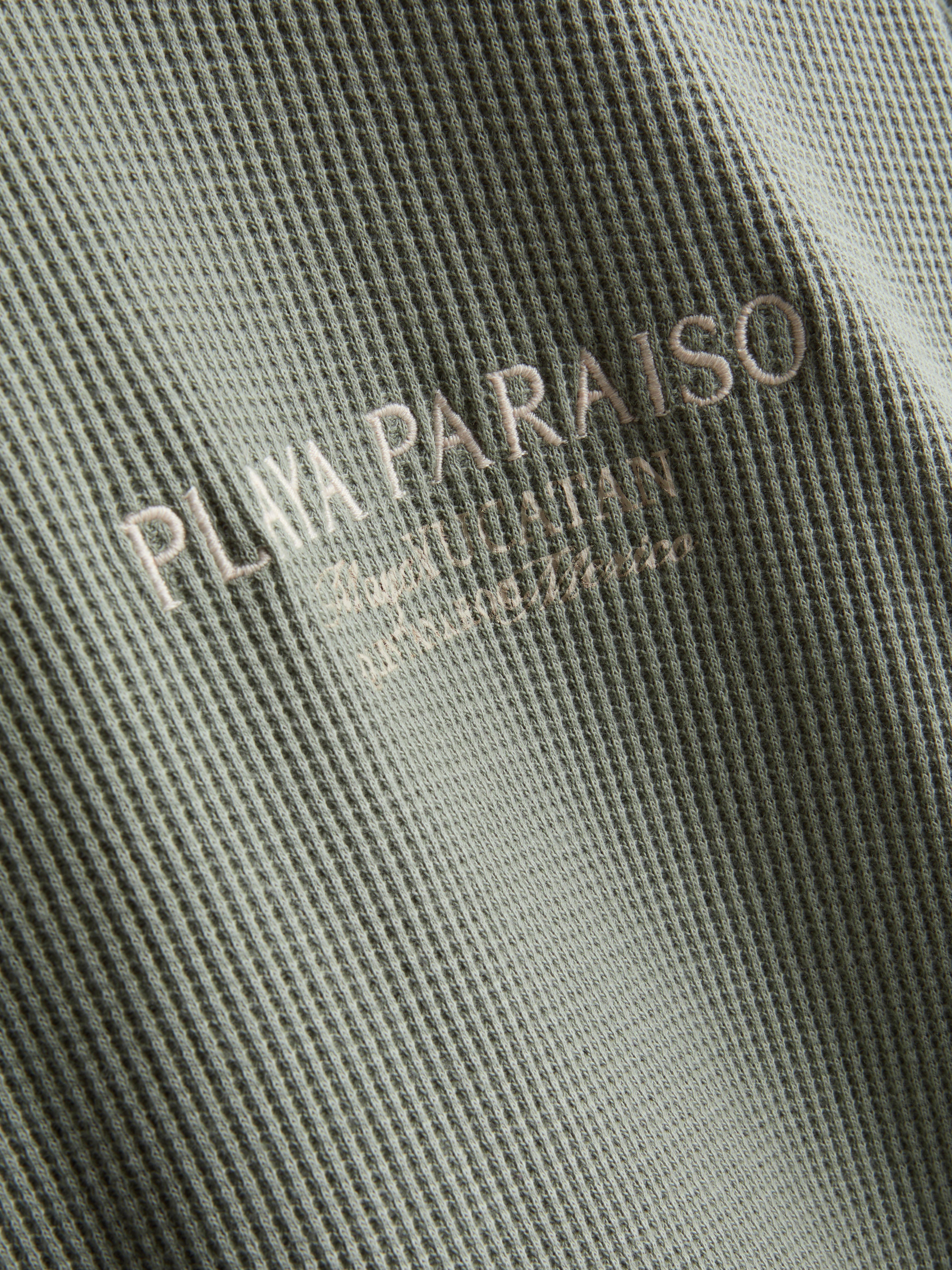 Pure Cotton Waffle T-Shirt