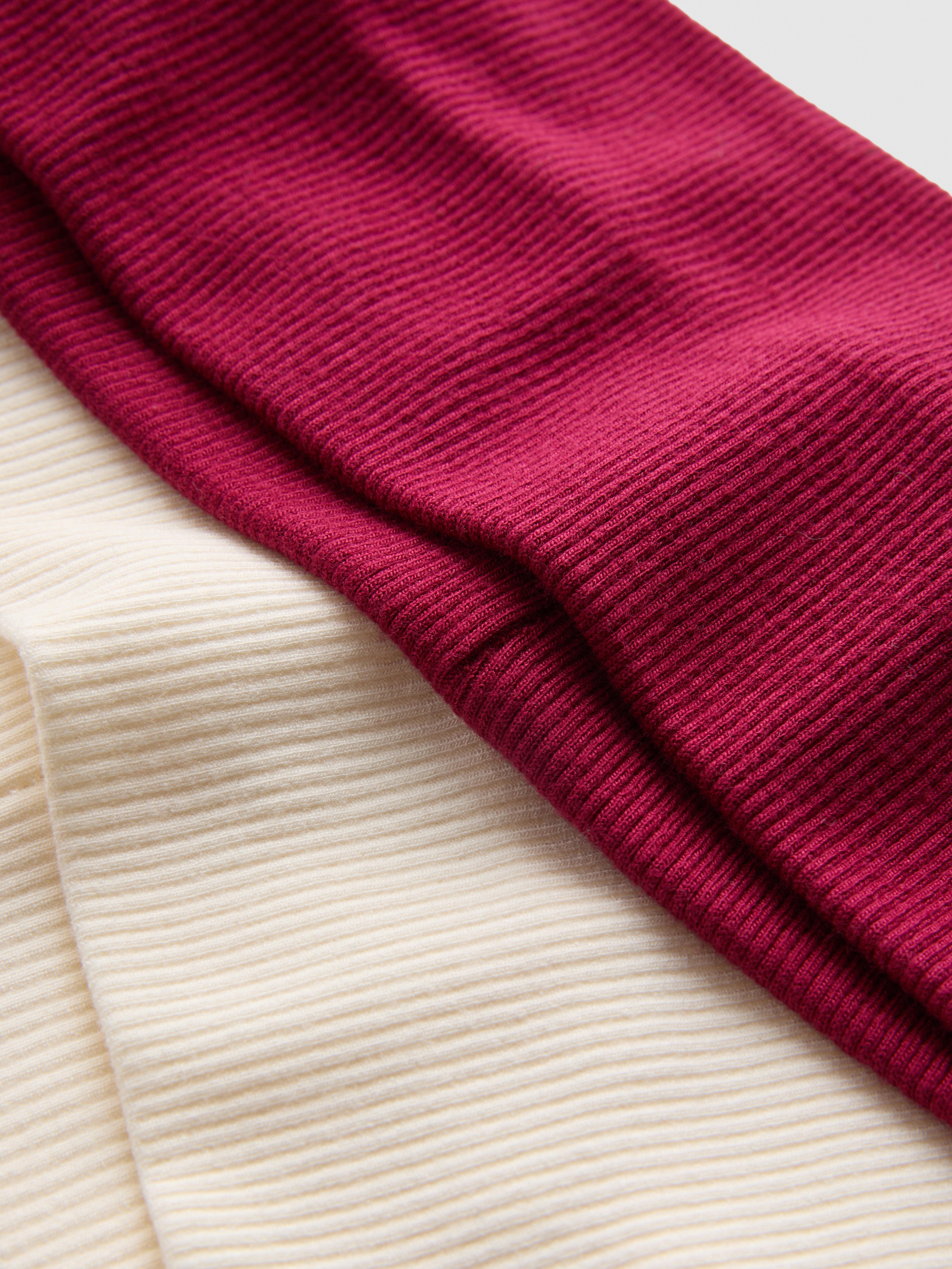 2pk Ribbed Wide Headbands