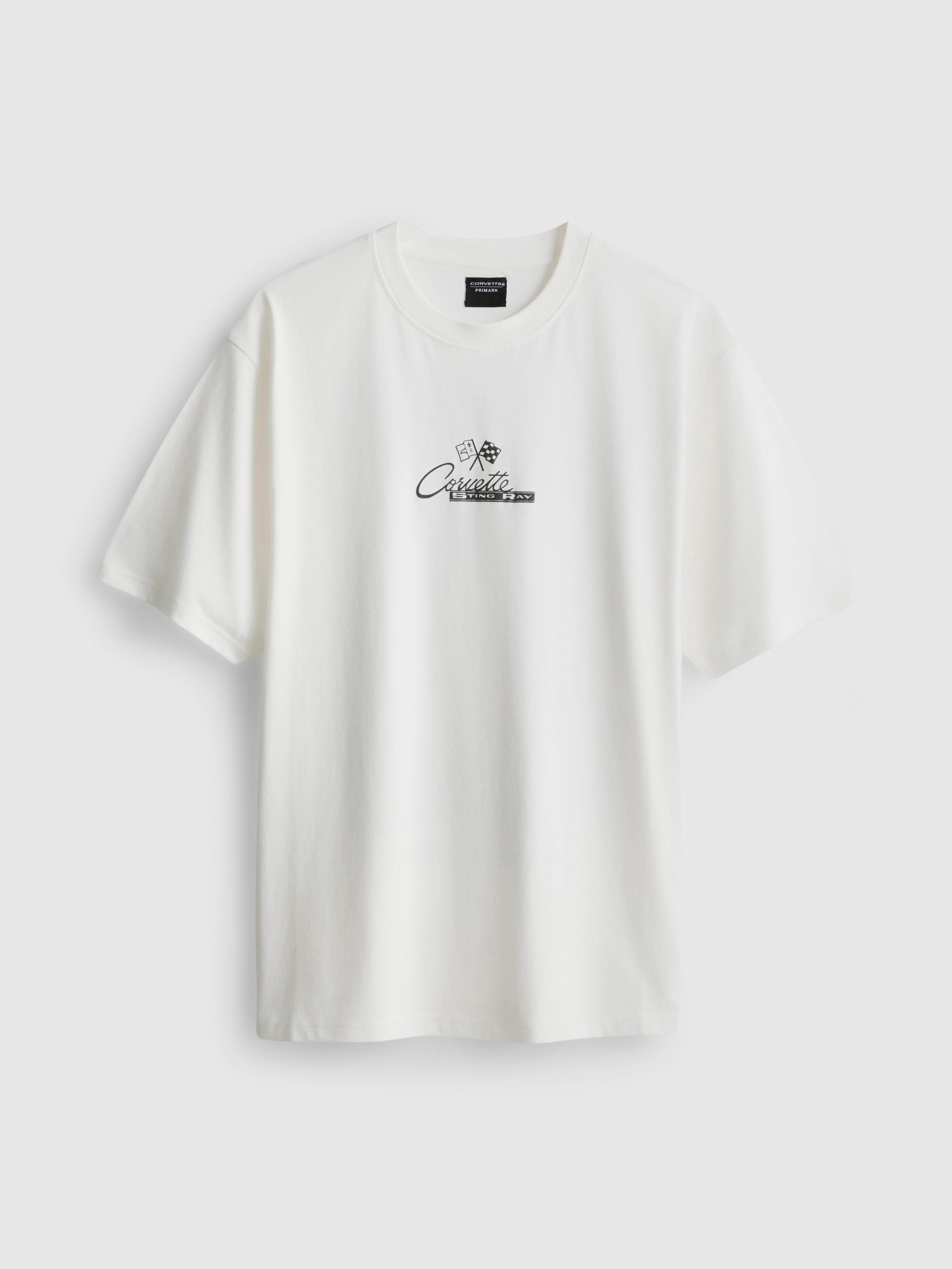Pure Cotton Chevrolet Corvette Sting Ray Graphic T-Shirt