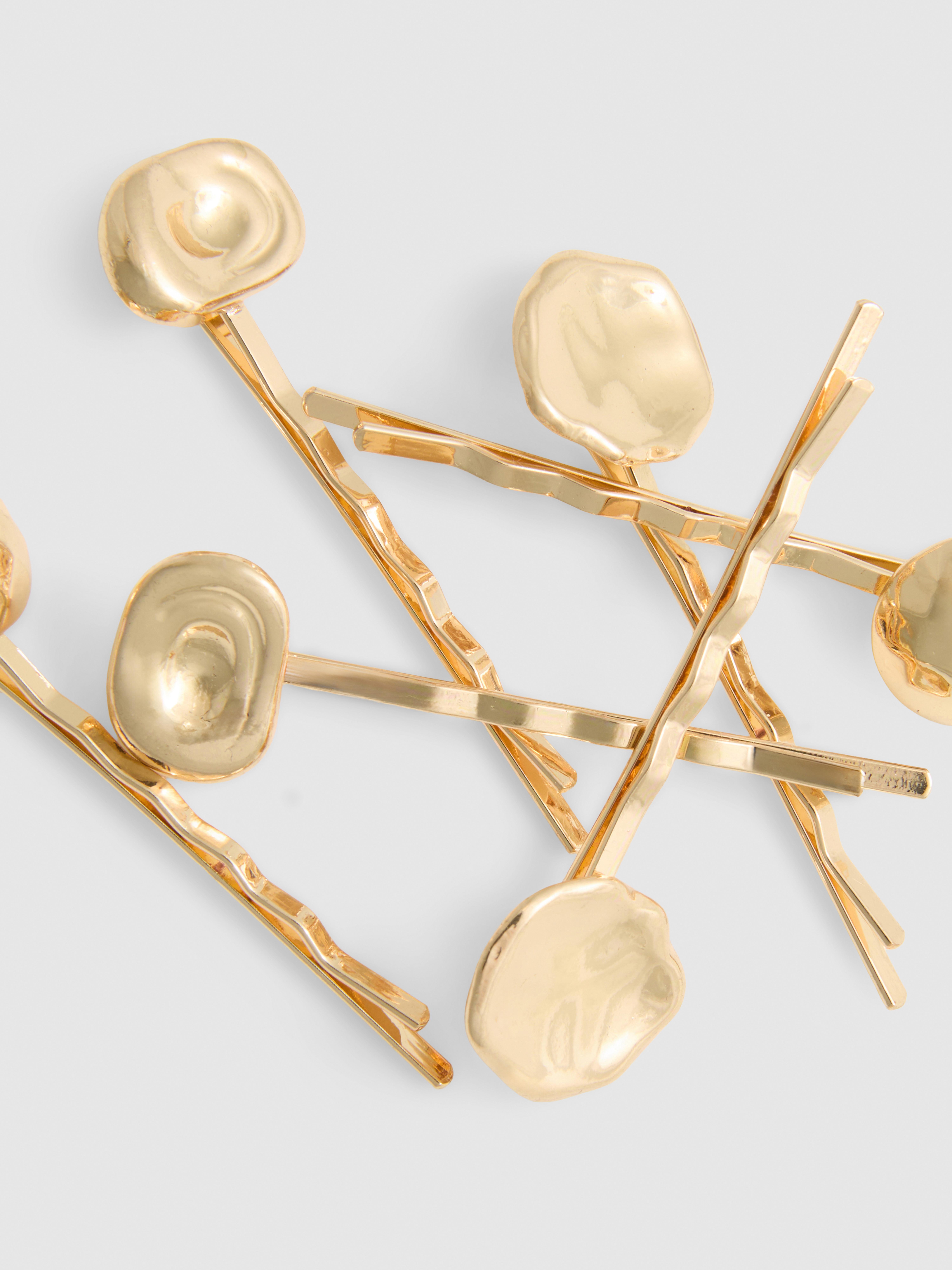 Lot de 6 barrettes sculpturales
