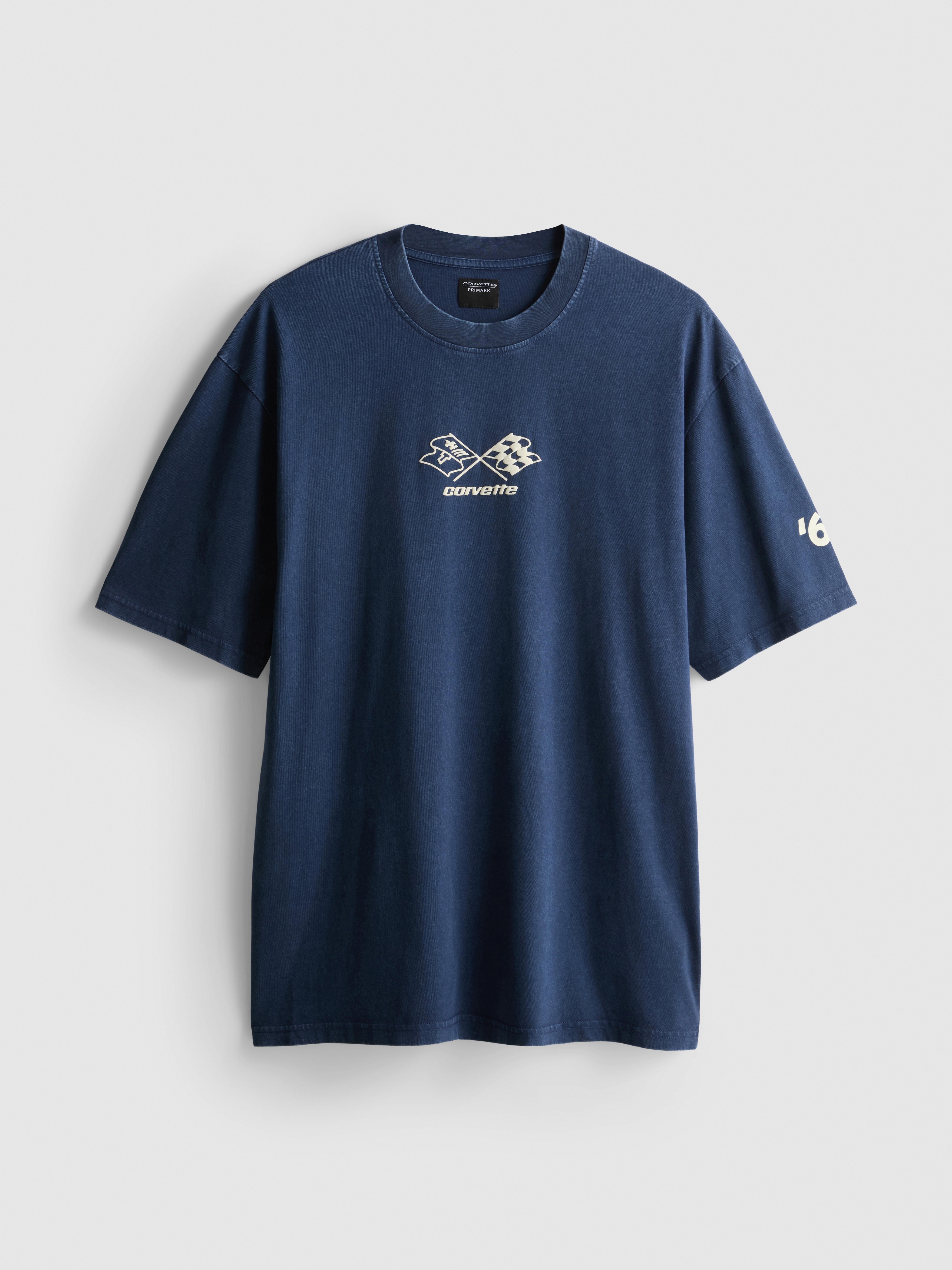 Pure Cotton Chevrolet Corvette Graphic T-Shirt