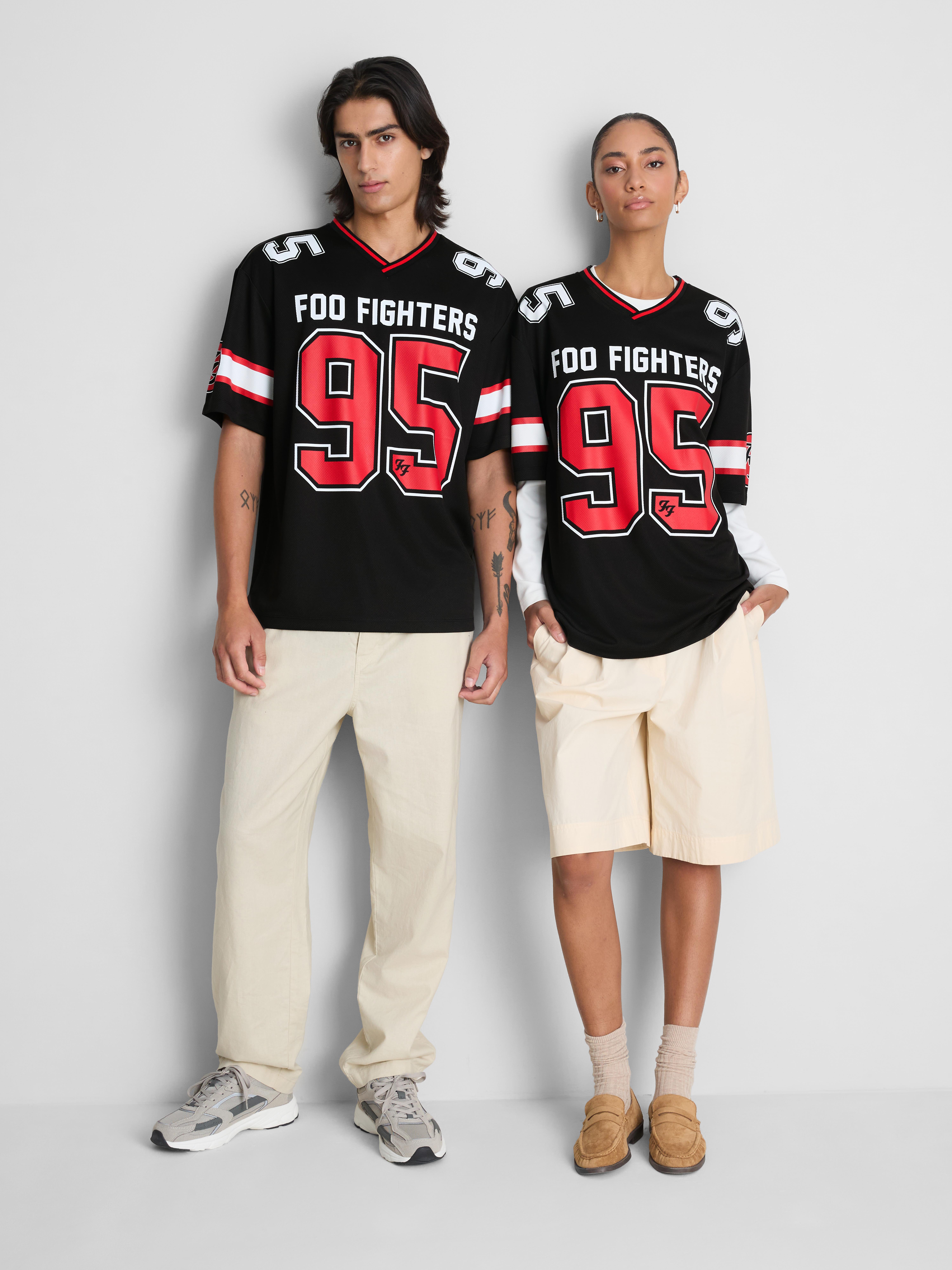 Foo Fighters Mesh Jersey T-Shirt