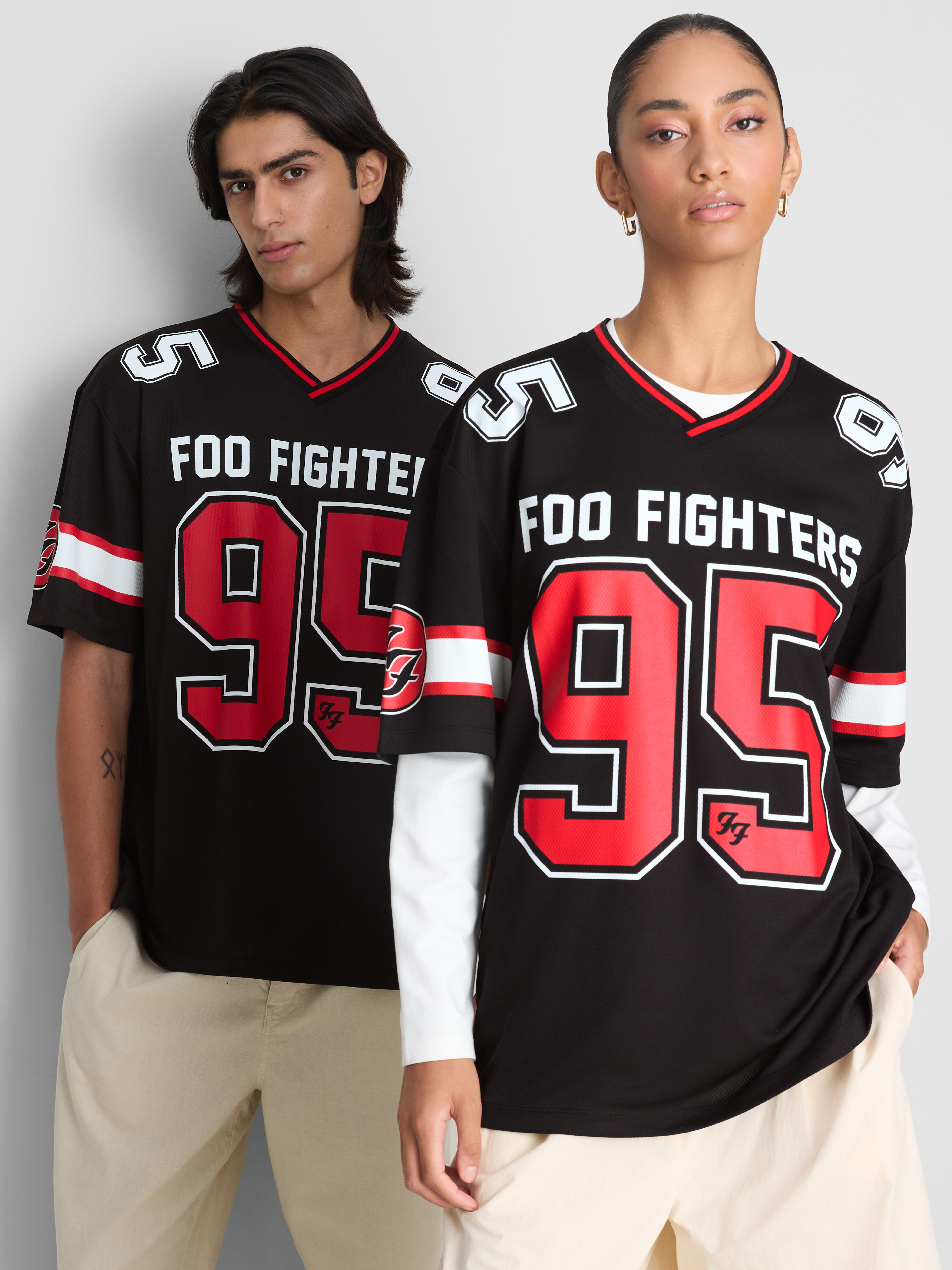 Foo Fighters Mesh Jersey T-Shirt