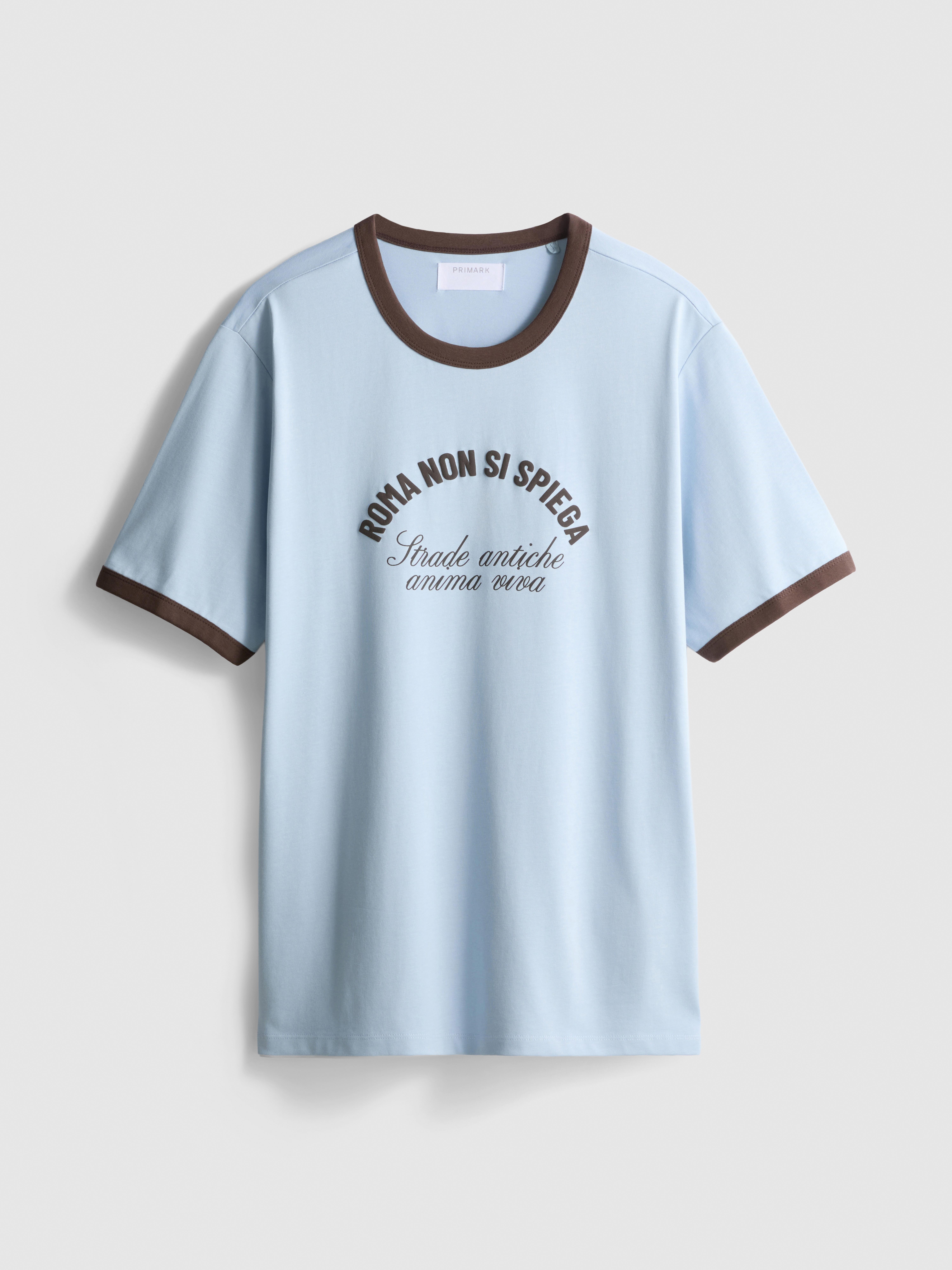 Tricou cu slogan Roma