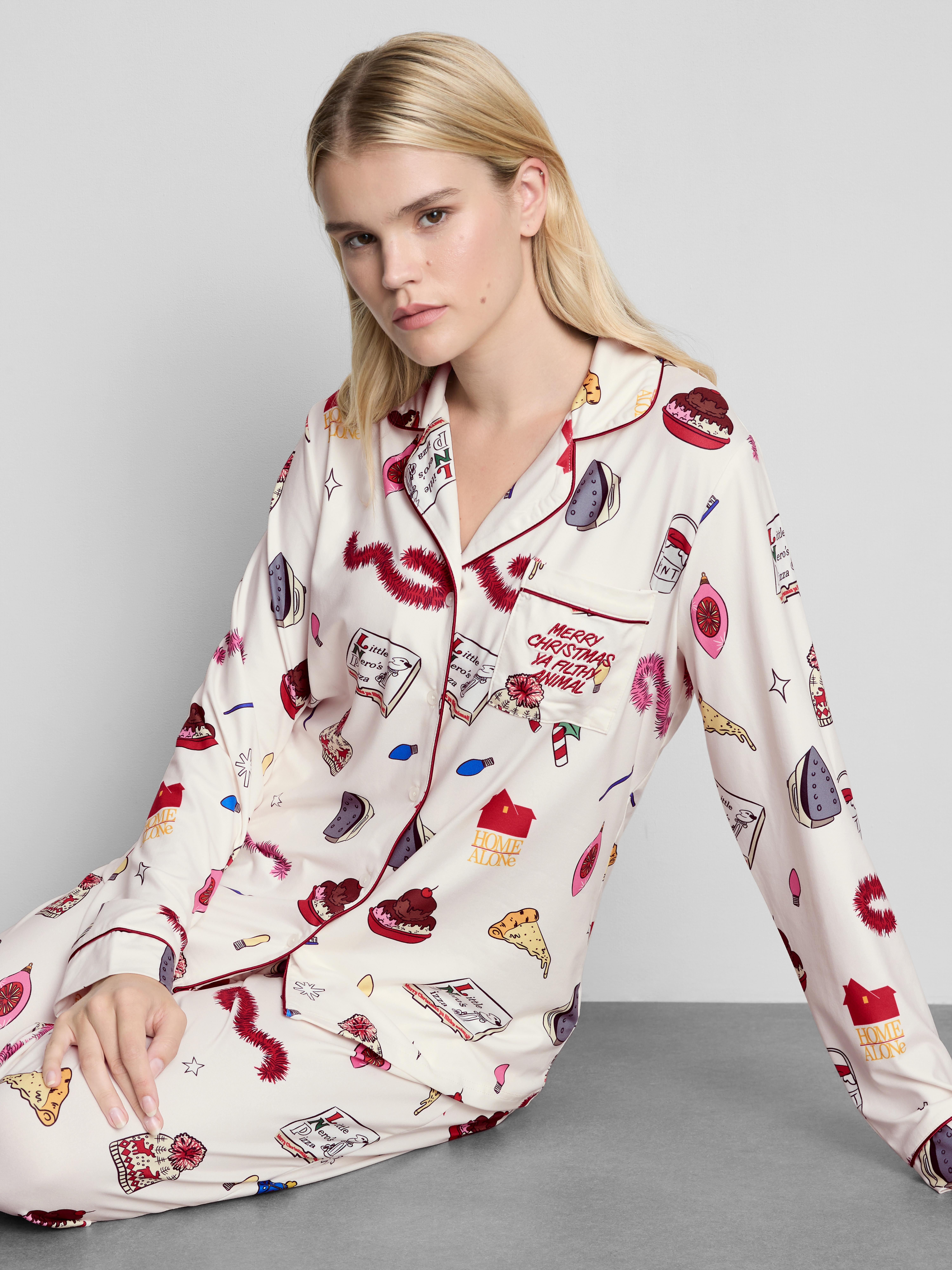 Home Alone Graphic Boyfriend Pajamas