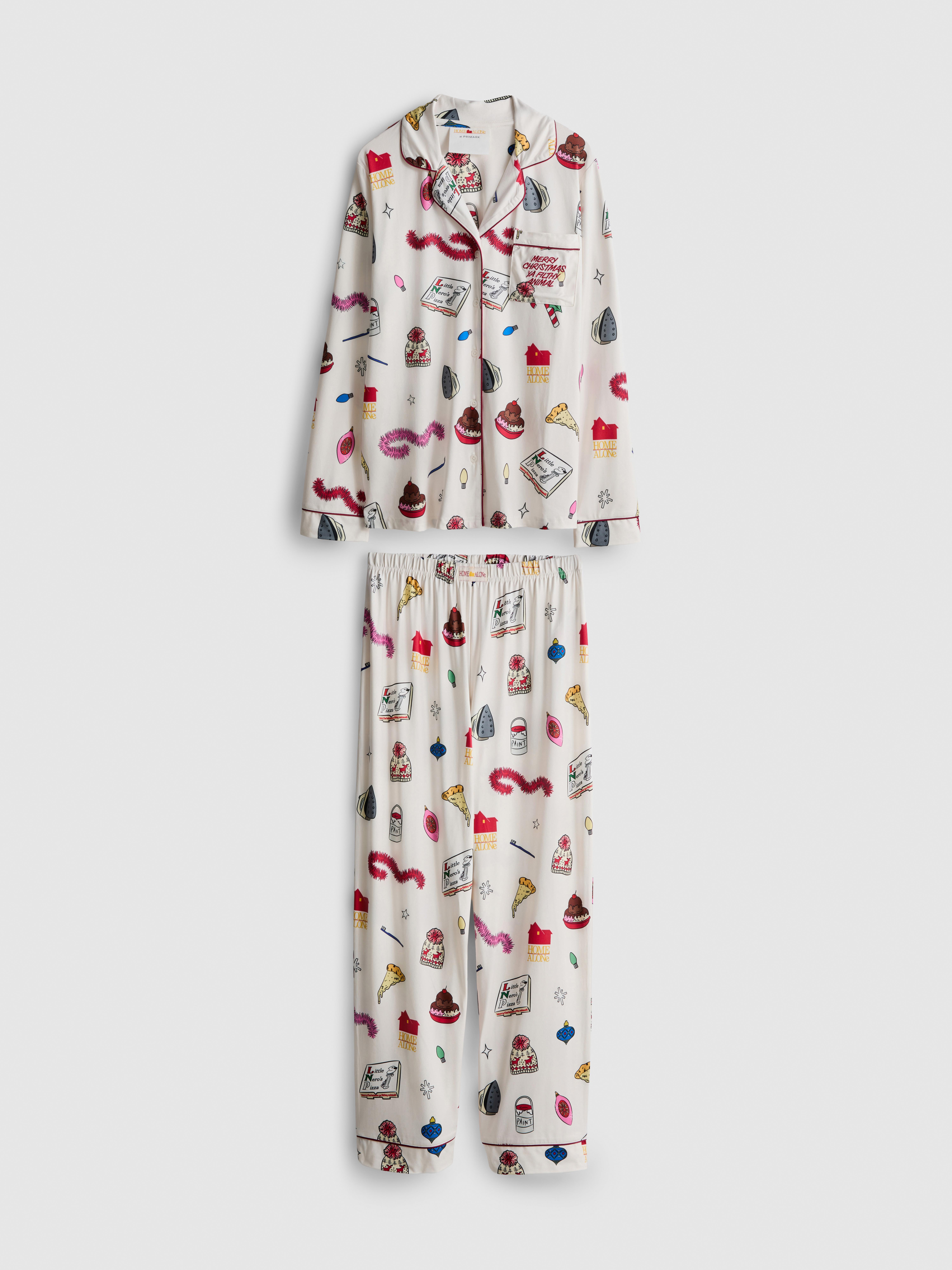 Home Alone Graphic Boyfriend Pajamas