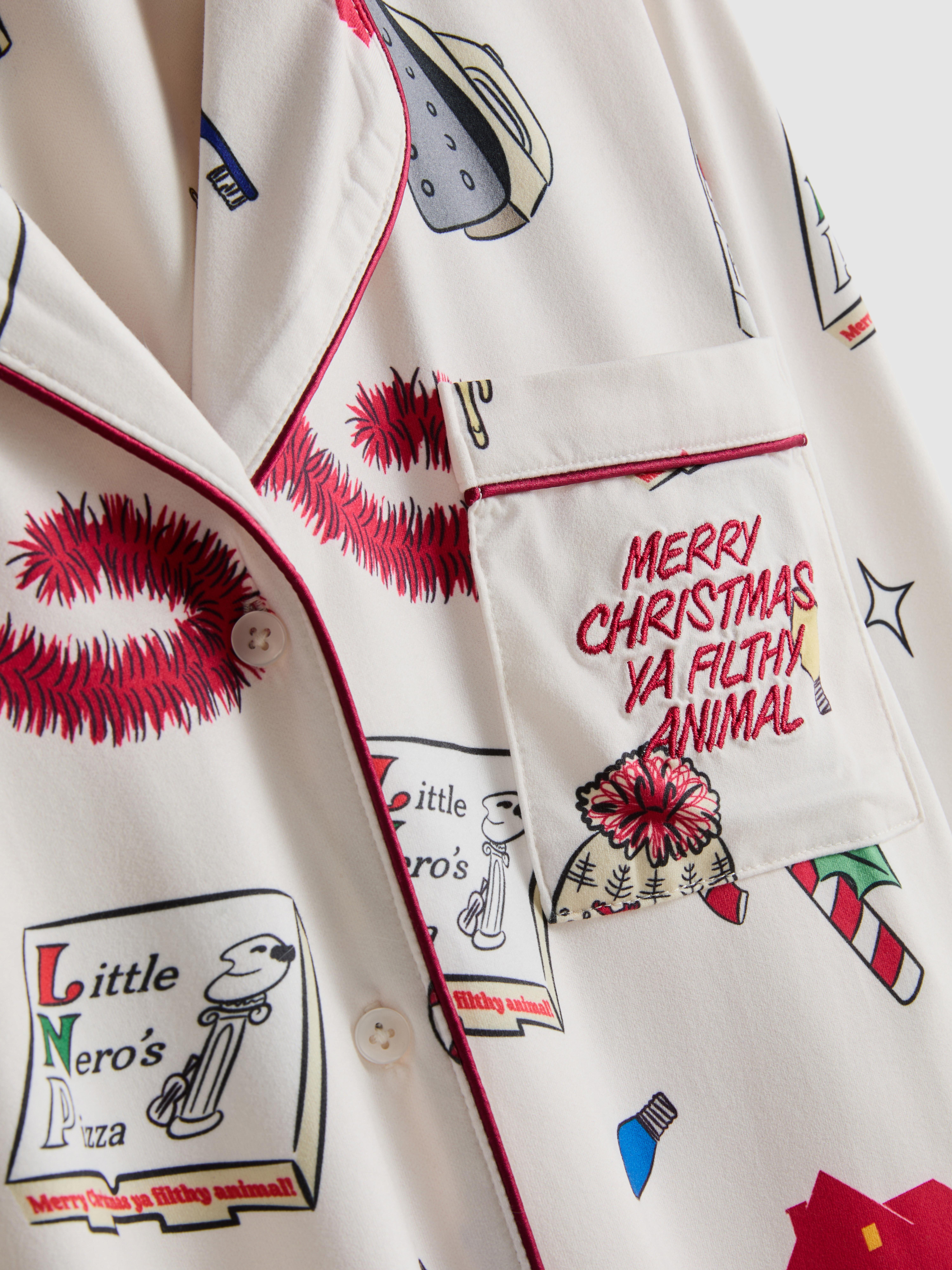 Home Alone Graphic Boyfriend Pajamas