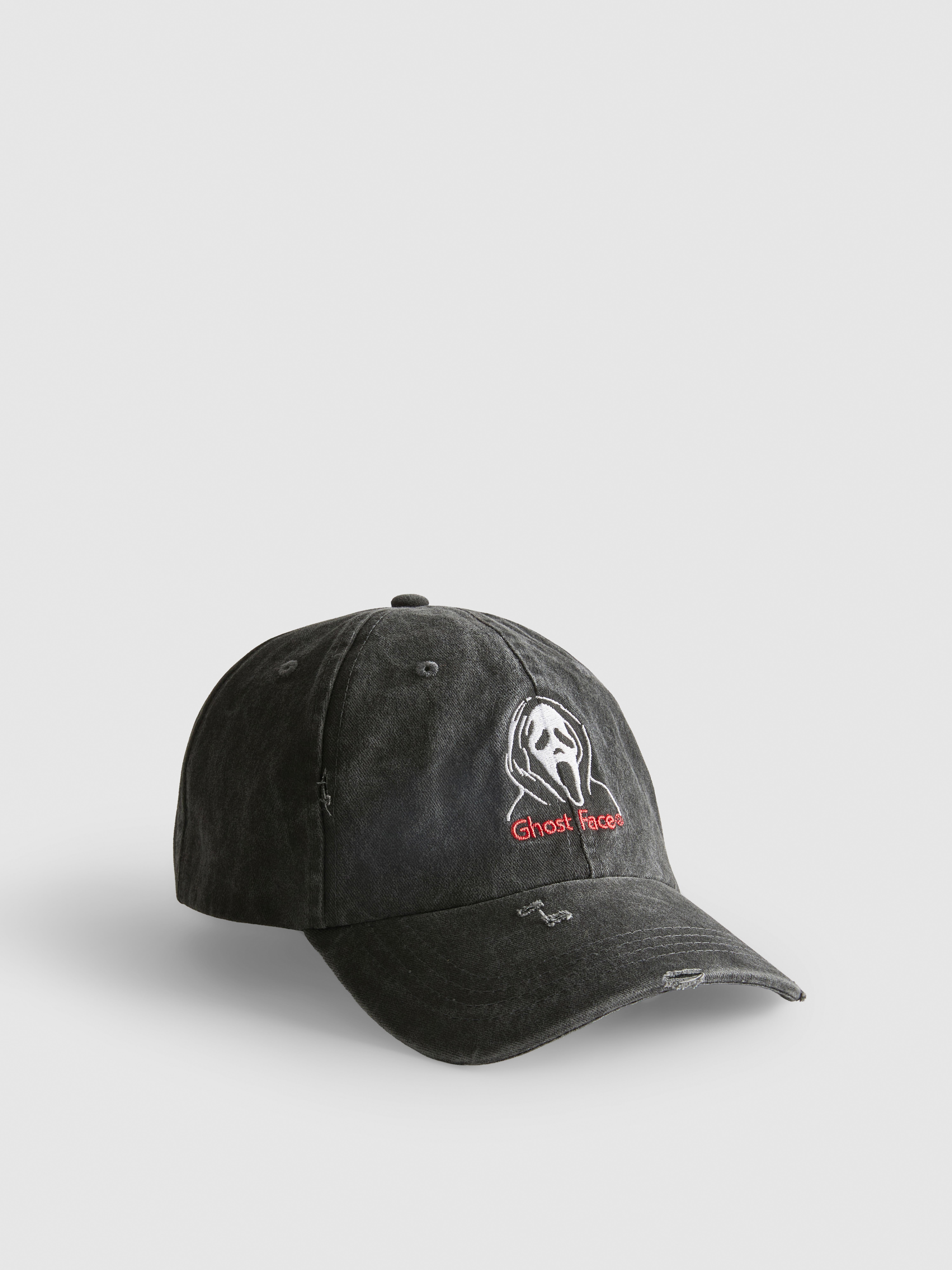 Ghost Face Distressed Cap