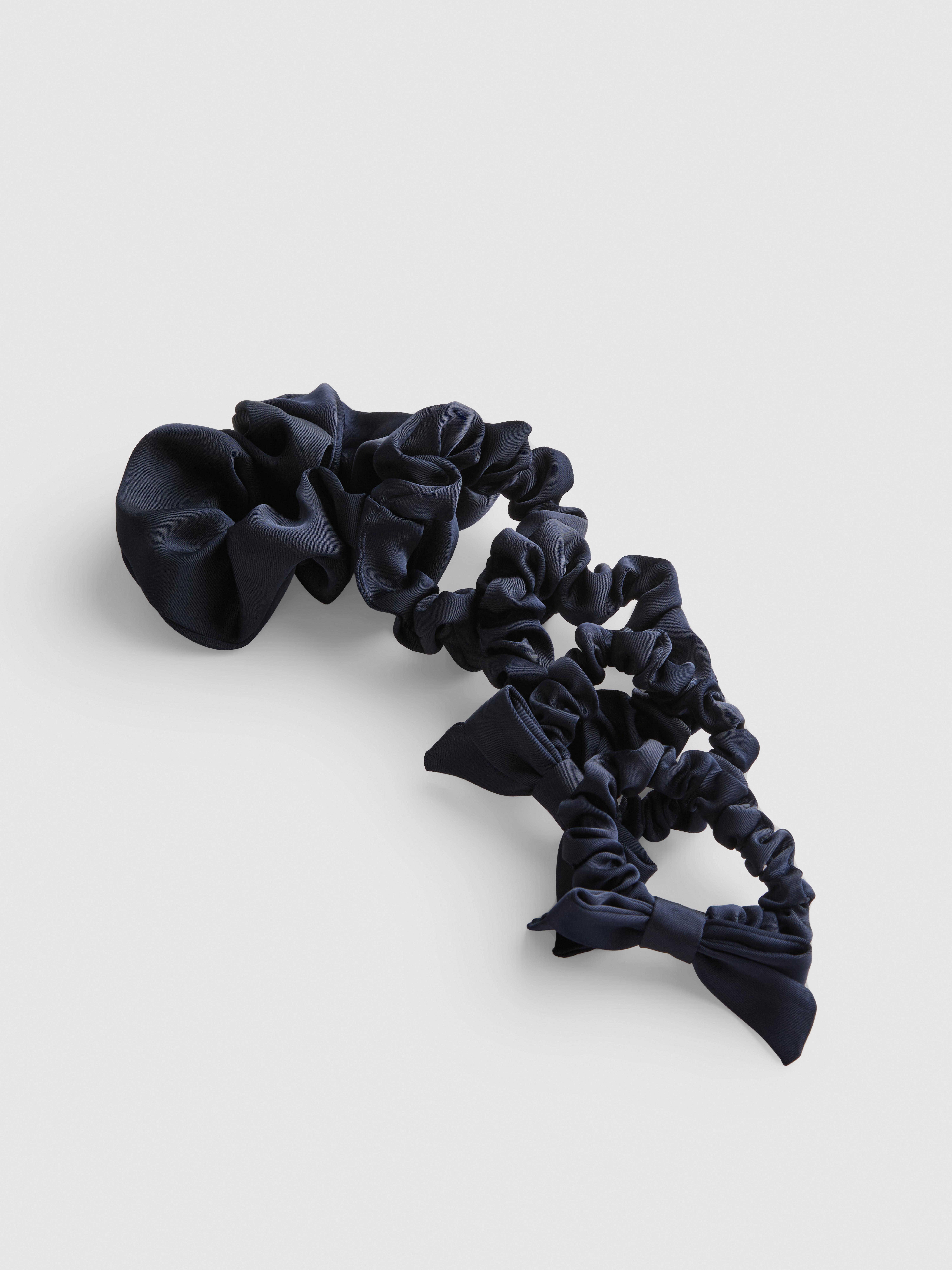 Scrunchies met satijnen look, set van 5